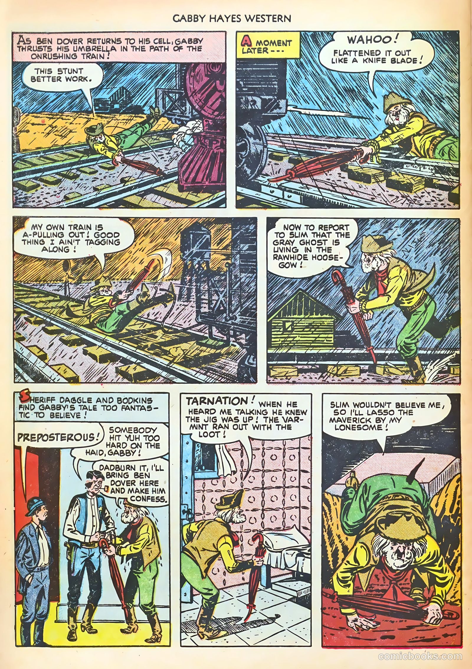 Gabby Hayes Western #32 (1951) — page 32 of 36