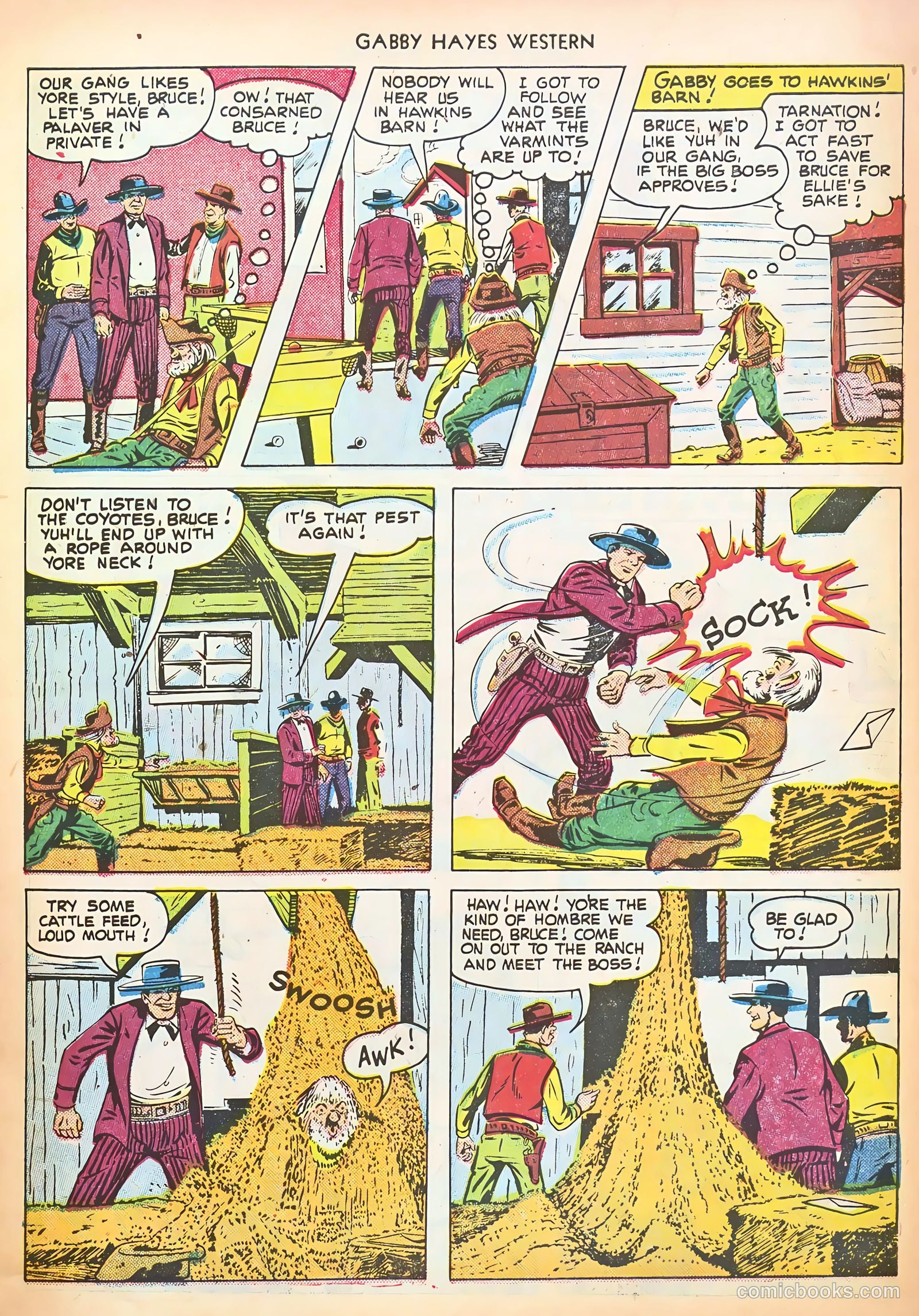 Gabby Hayes Western #33 (1951) — page 7 of 36