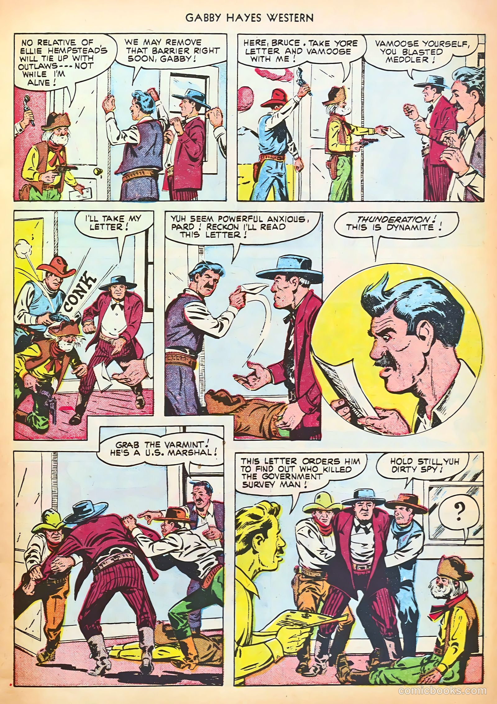 Gabby Hayes Western #33 (1951) — page 9 of 36