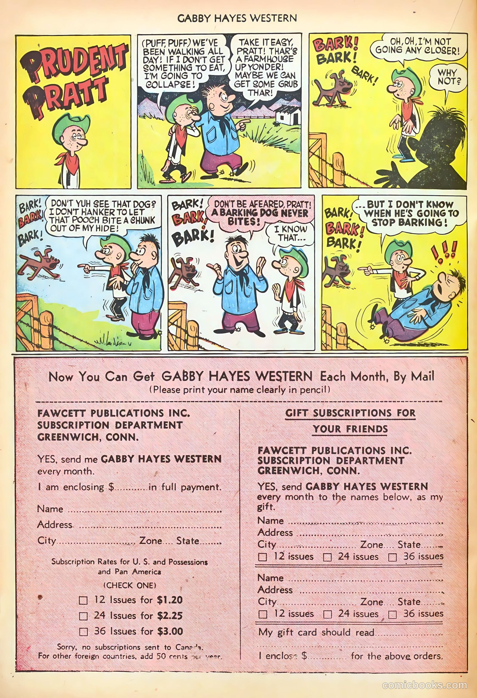 Gabby Hayes Western #33 (1951) — page 22 of 36