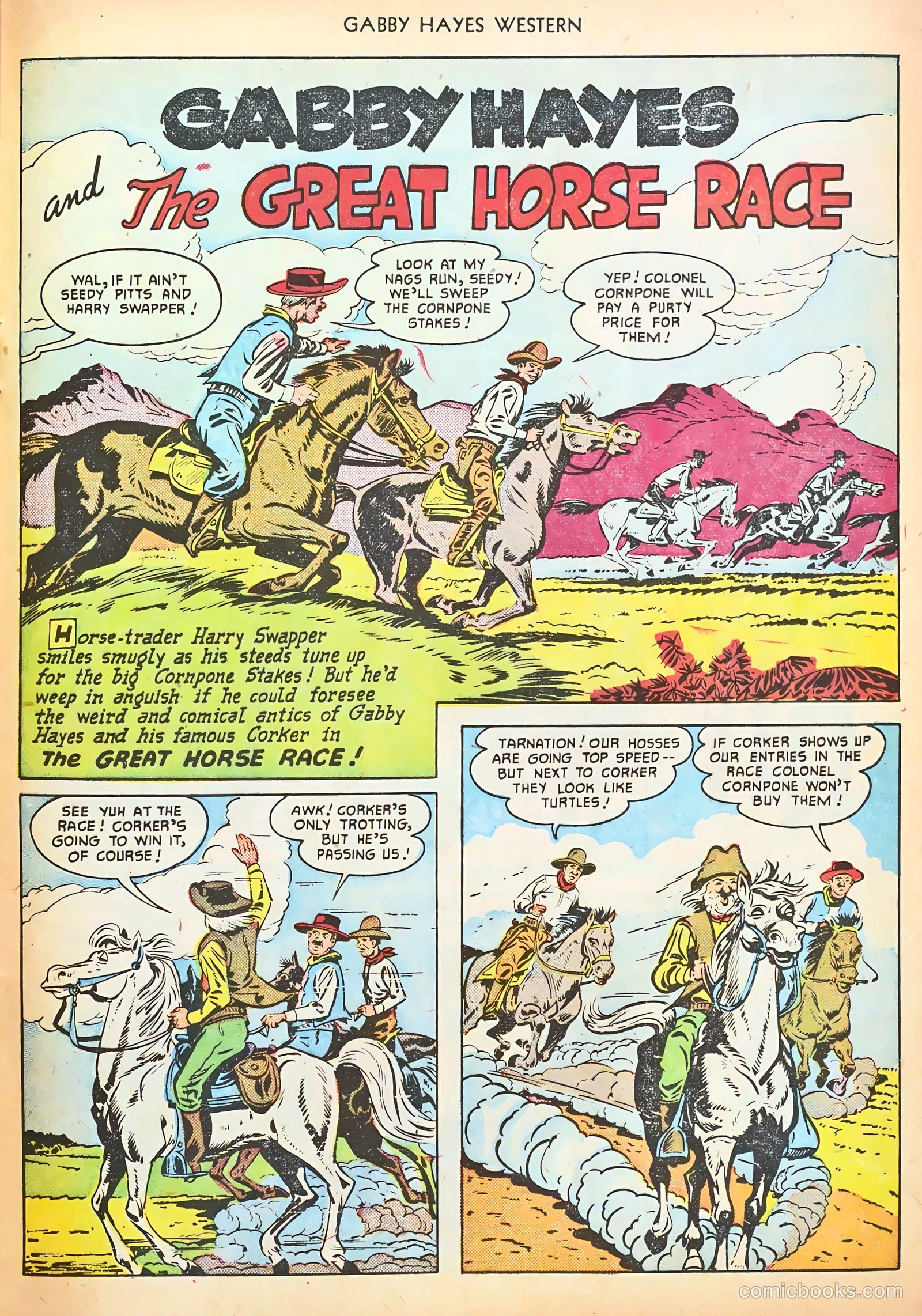 Gabby Hayes Western #33 (1951) — page 25 of 36