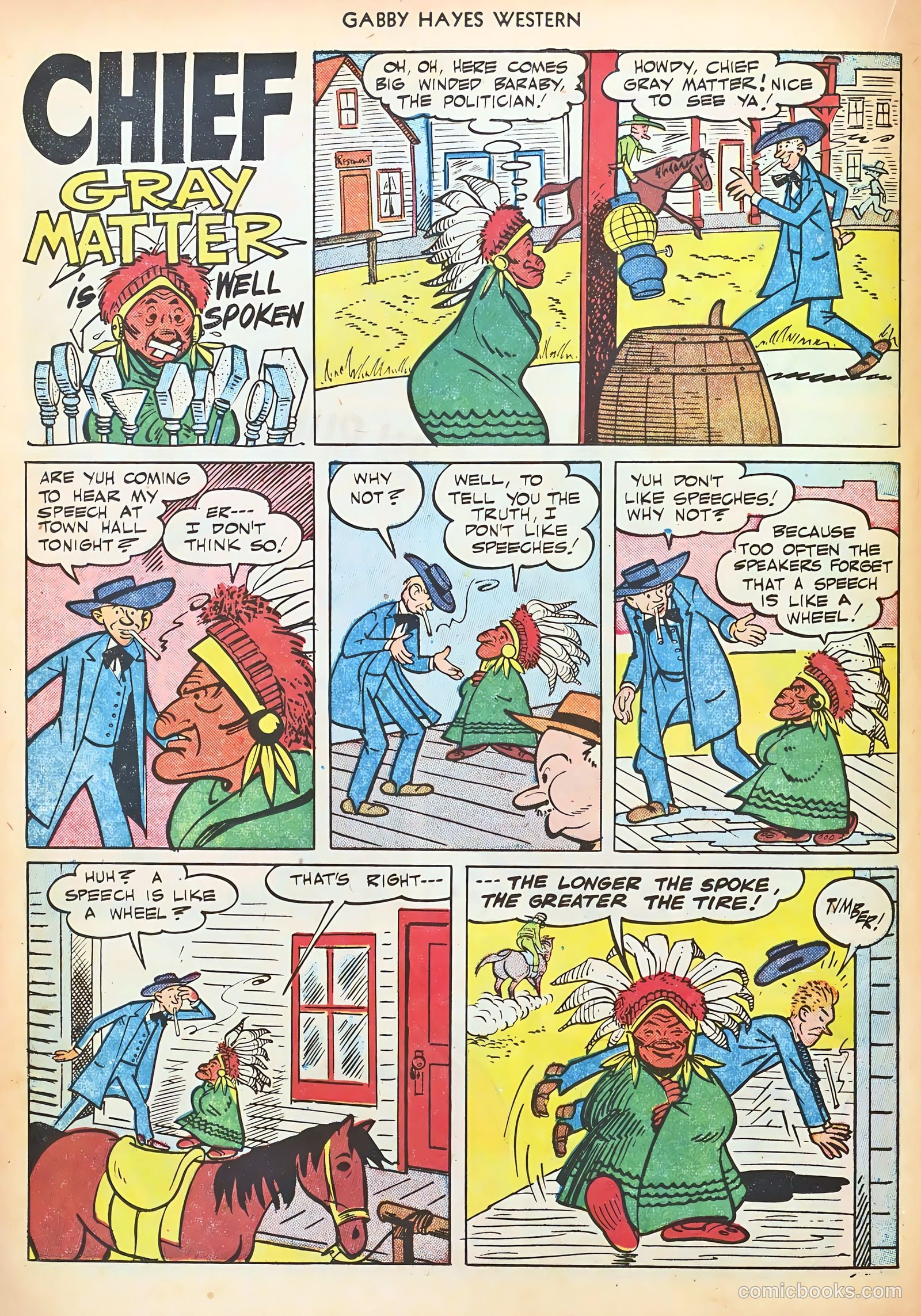 Gabby Hayes Western #34 (1951) — page 16 of 36