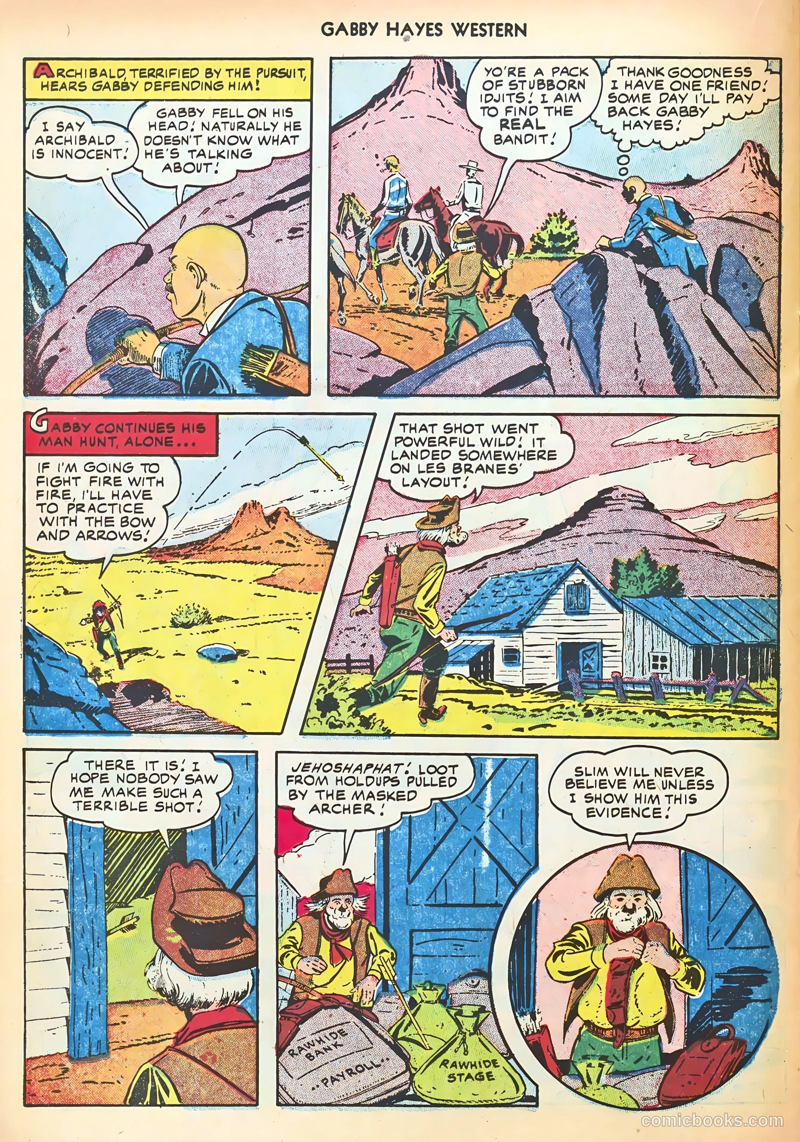 Gabby Hayes Western #34 (1951) — page 22 of 36