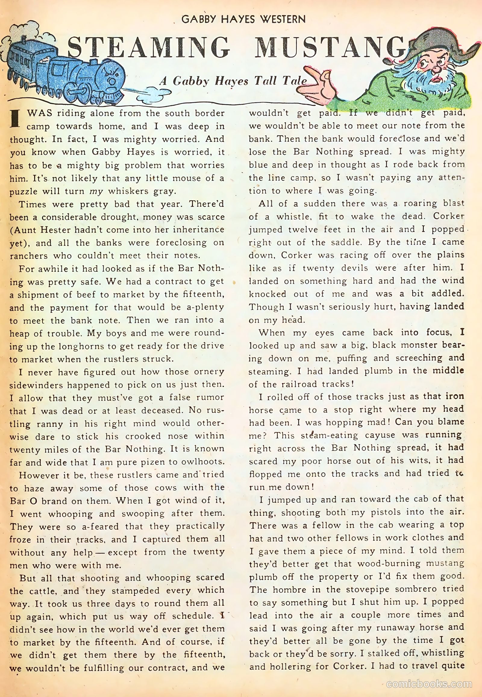 Gabby Hayes Western #34 (1951) — page 25 of 36