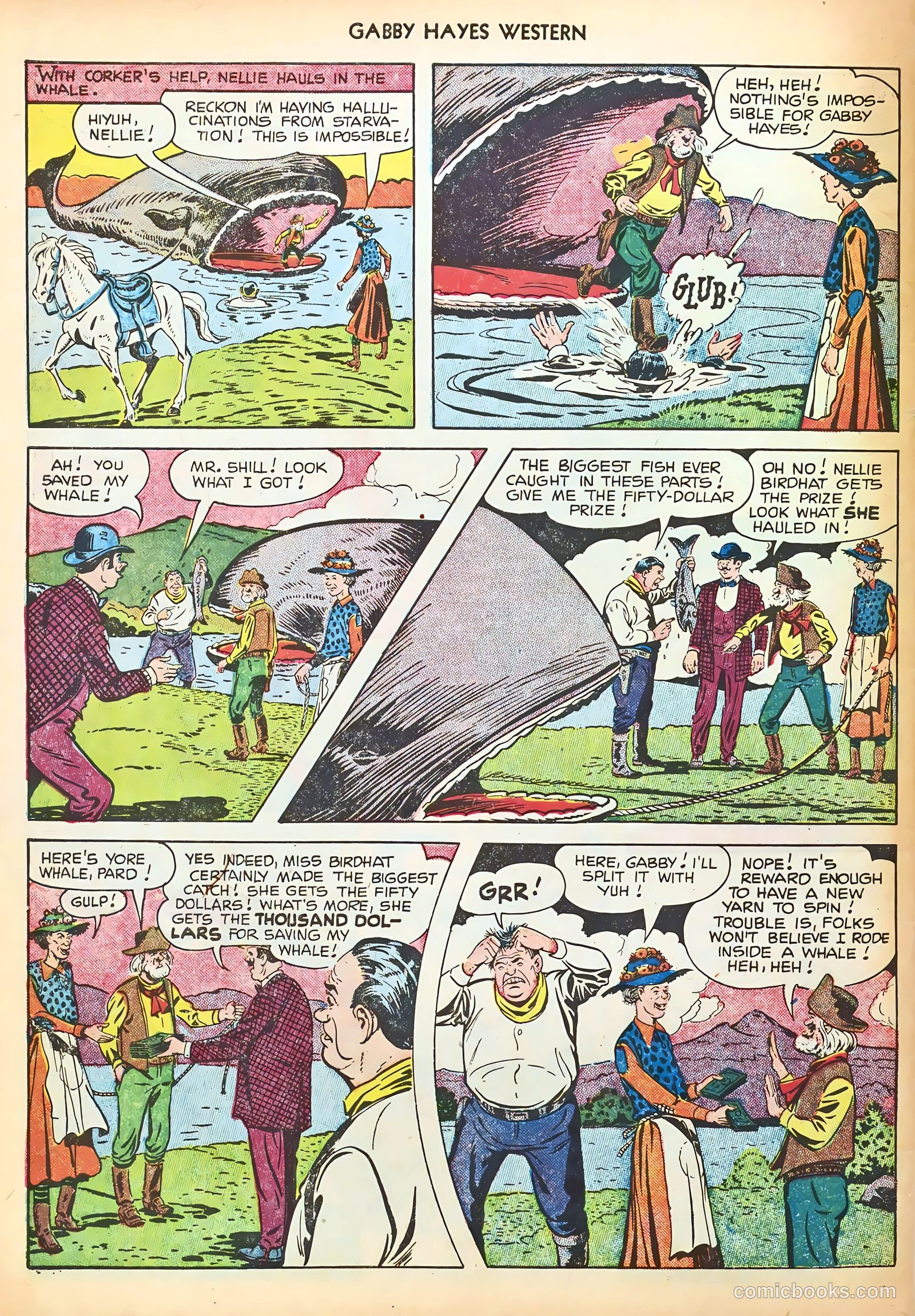 Gabby Hayes Western #34 (1951) — page 34 of 36