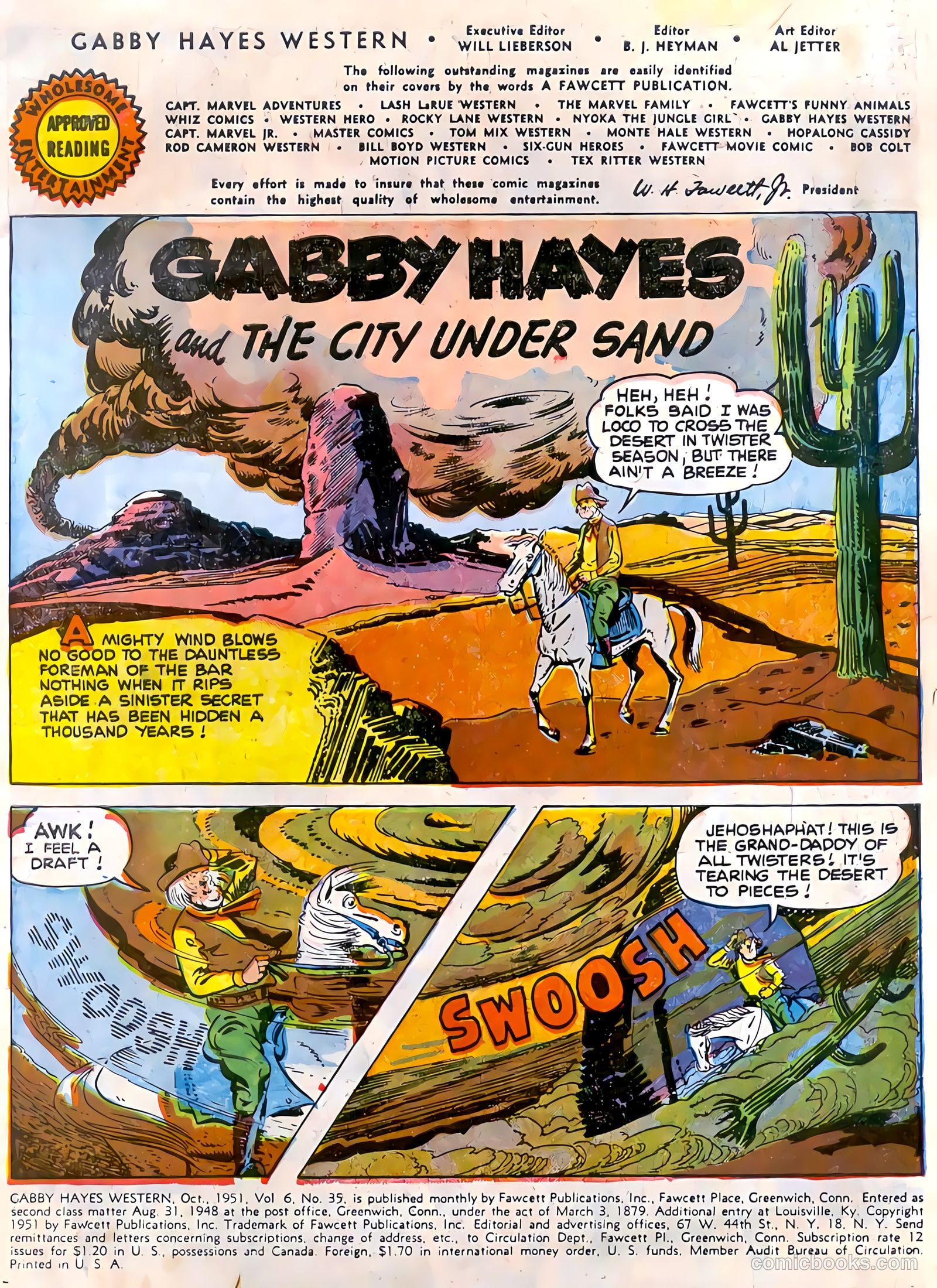 Gabby Hayes Western #35 (1951) — page 3 of 36