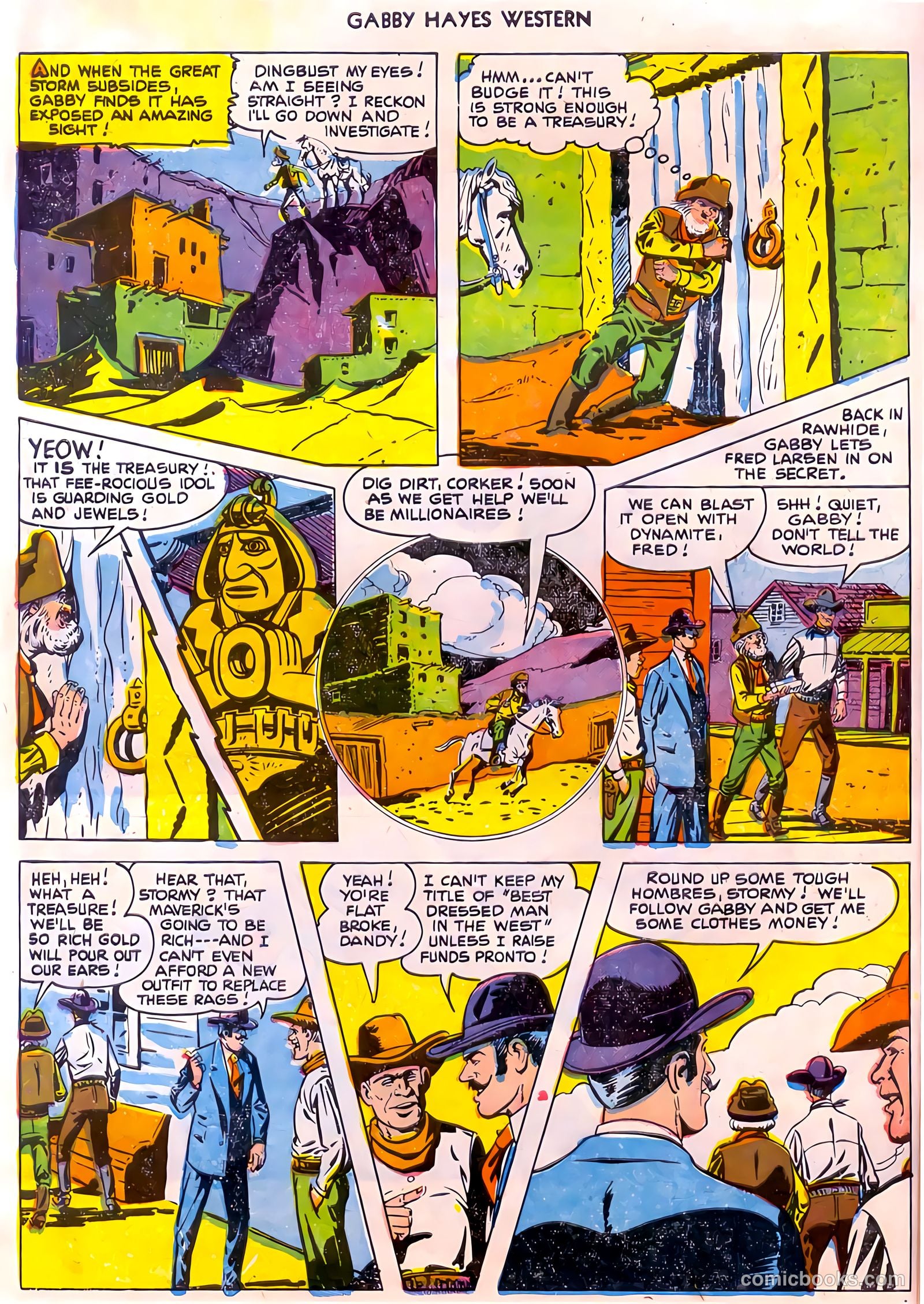 Gabby Hayes Western #35 (1951) — page 4 of 36