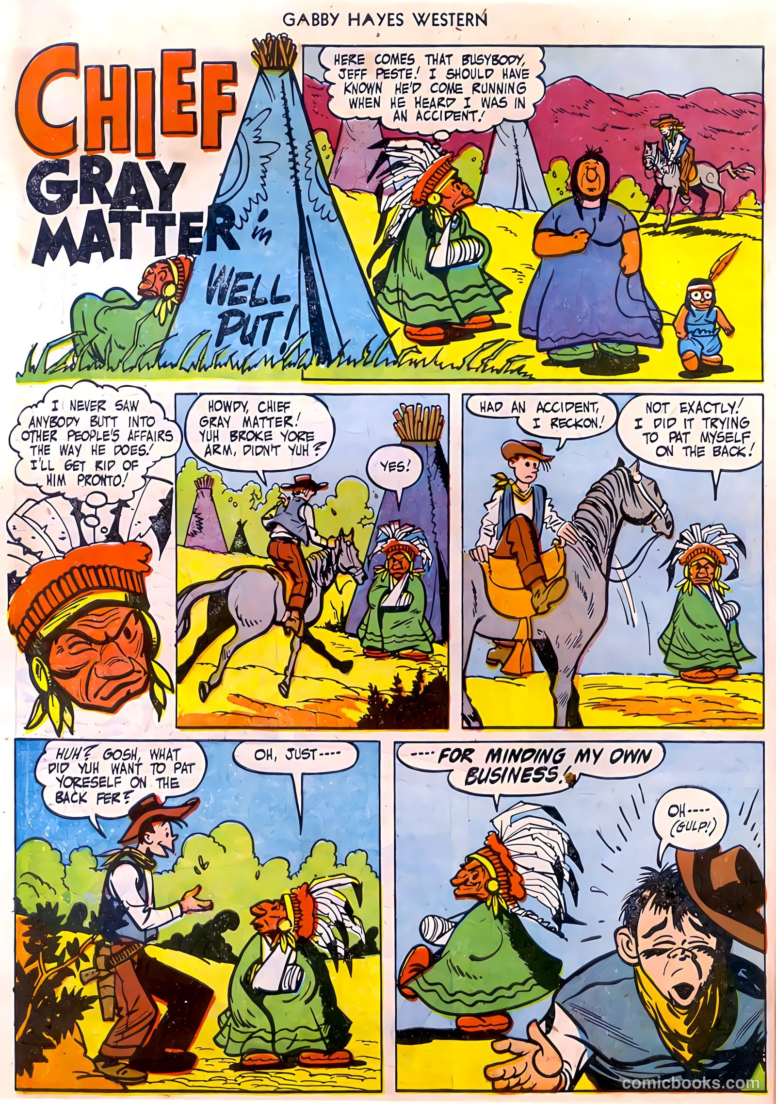 Gabby Hayes Western #35 (1951) — page 10 of 36