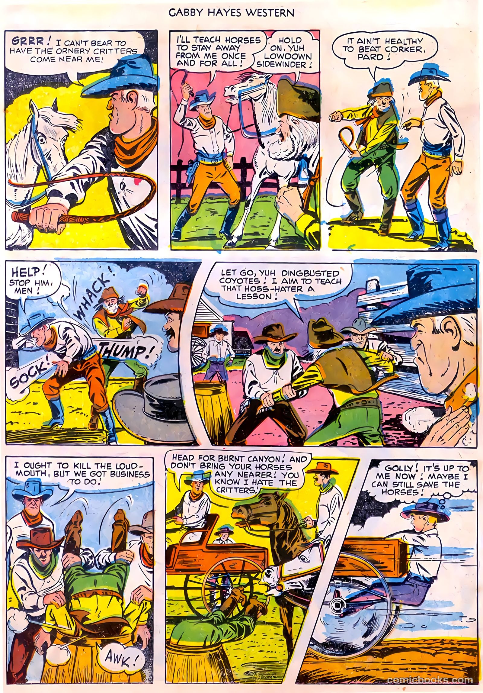 Gabby Hayes Western #35 (1951) — page 17 of 36