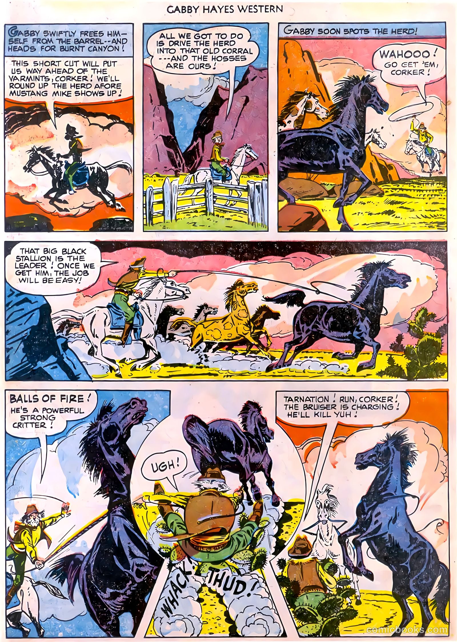 Gabby Hayes Western #35 (1951) — page 18 of 36