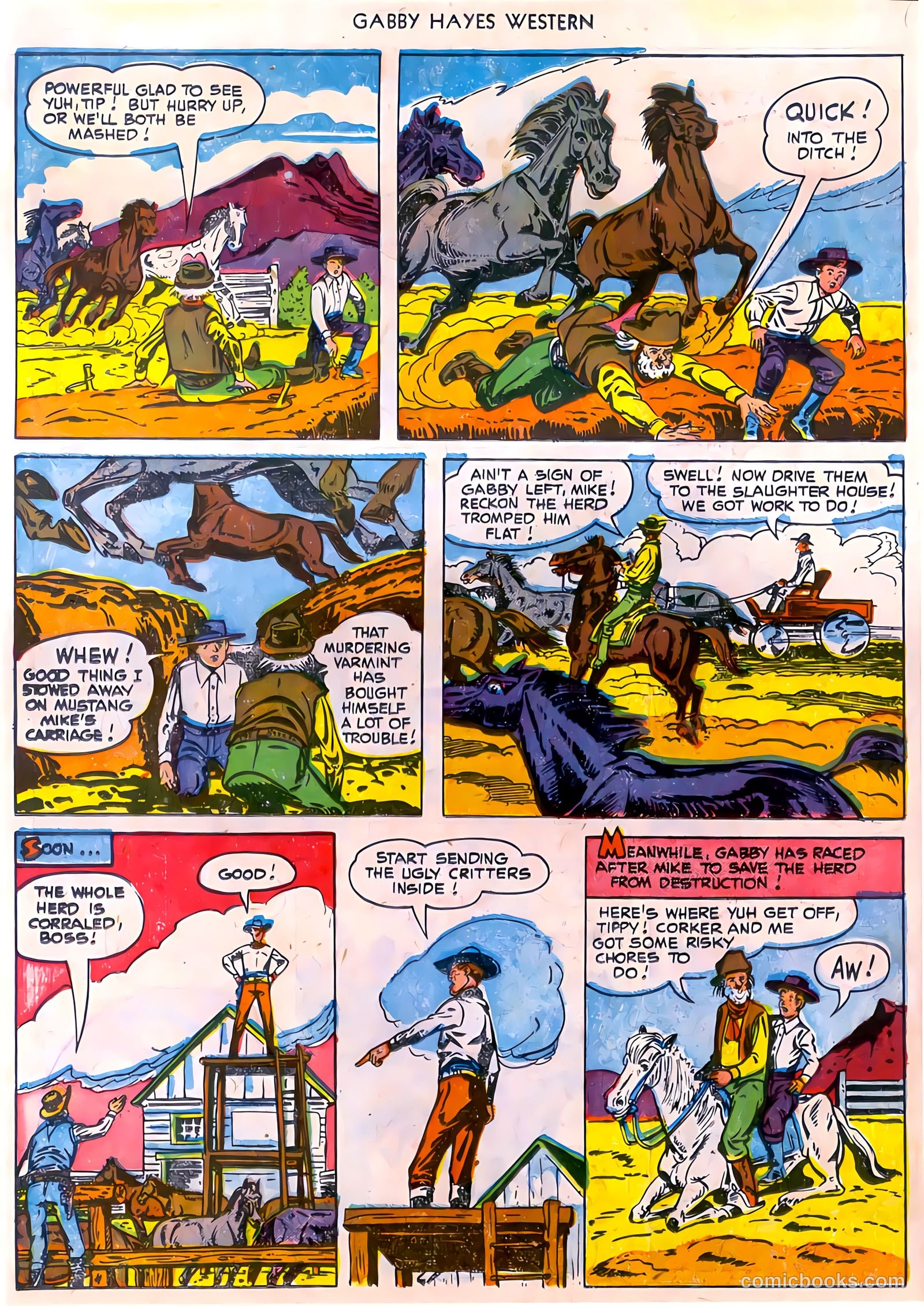 Gabby Hayes Western #35 (1951) — page 20 of 36
