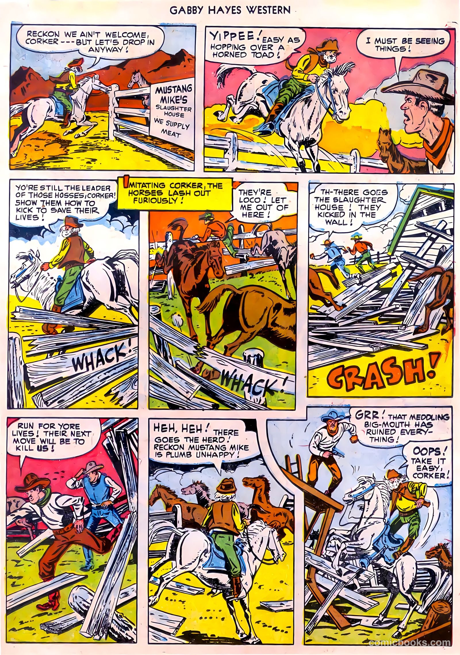 Gabby Hayes Western #35 (1951) — page 21 of 36