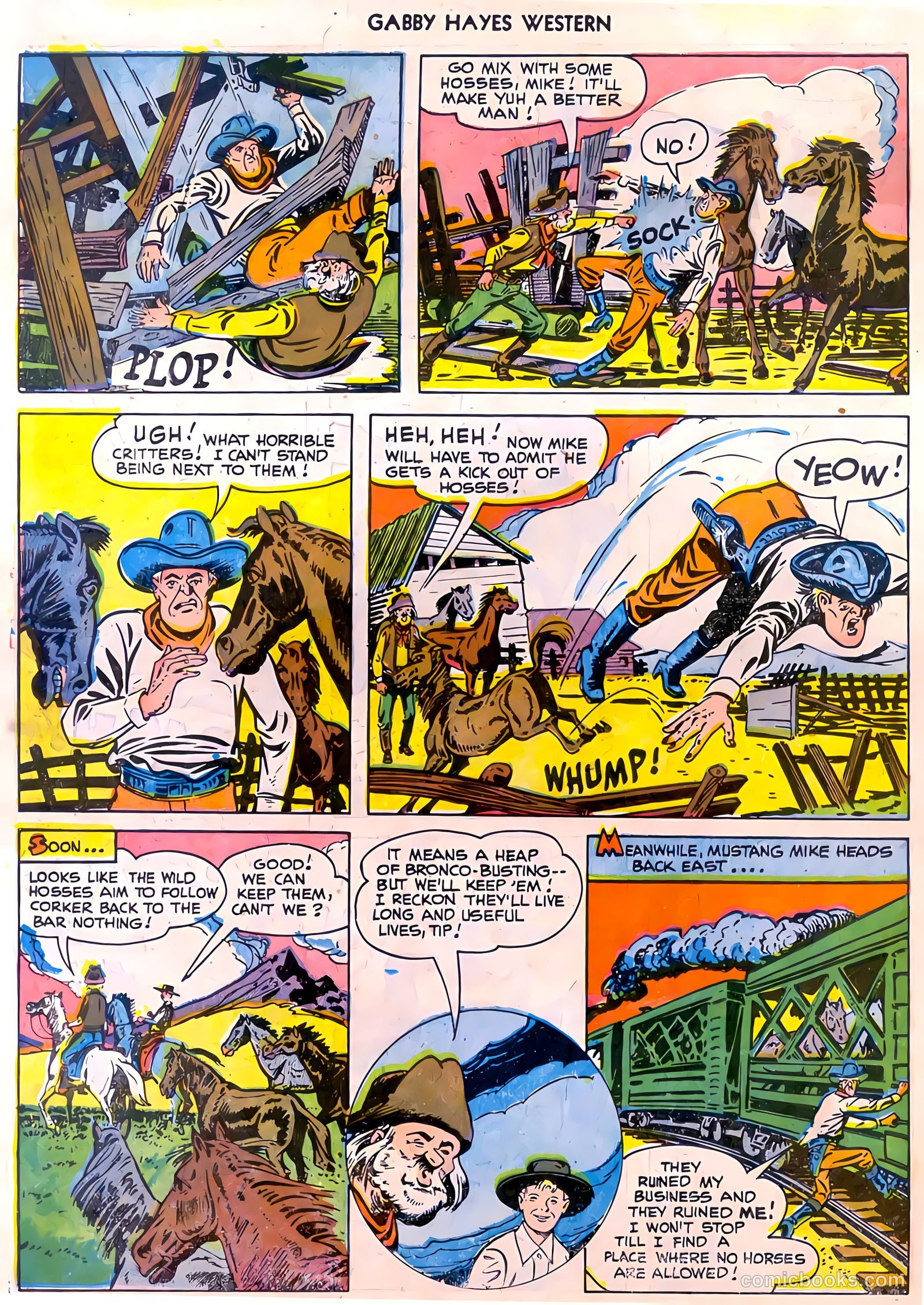 Gabby Hayes Western #35 (1951) — page 22 of 36