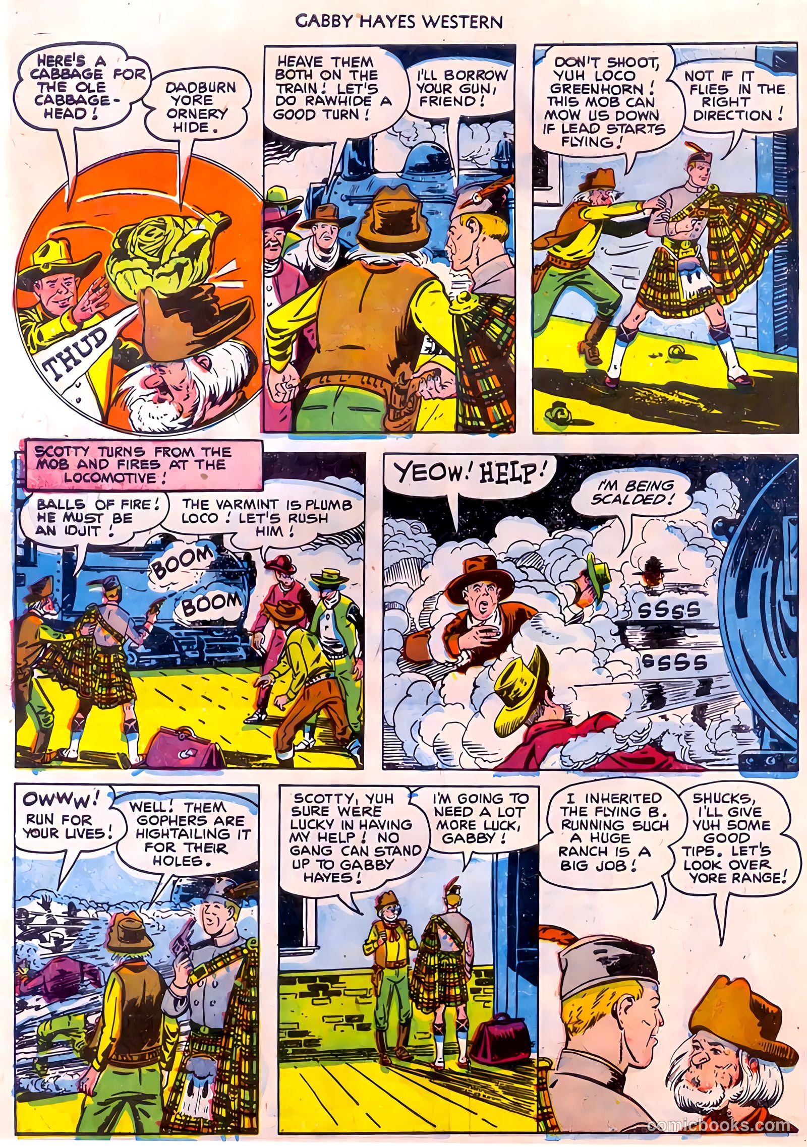 Gabby Hayes Western #35 (1951) — page 28 of 36