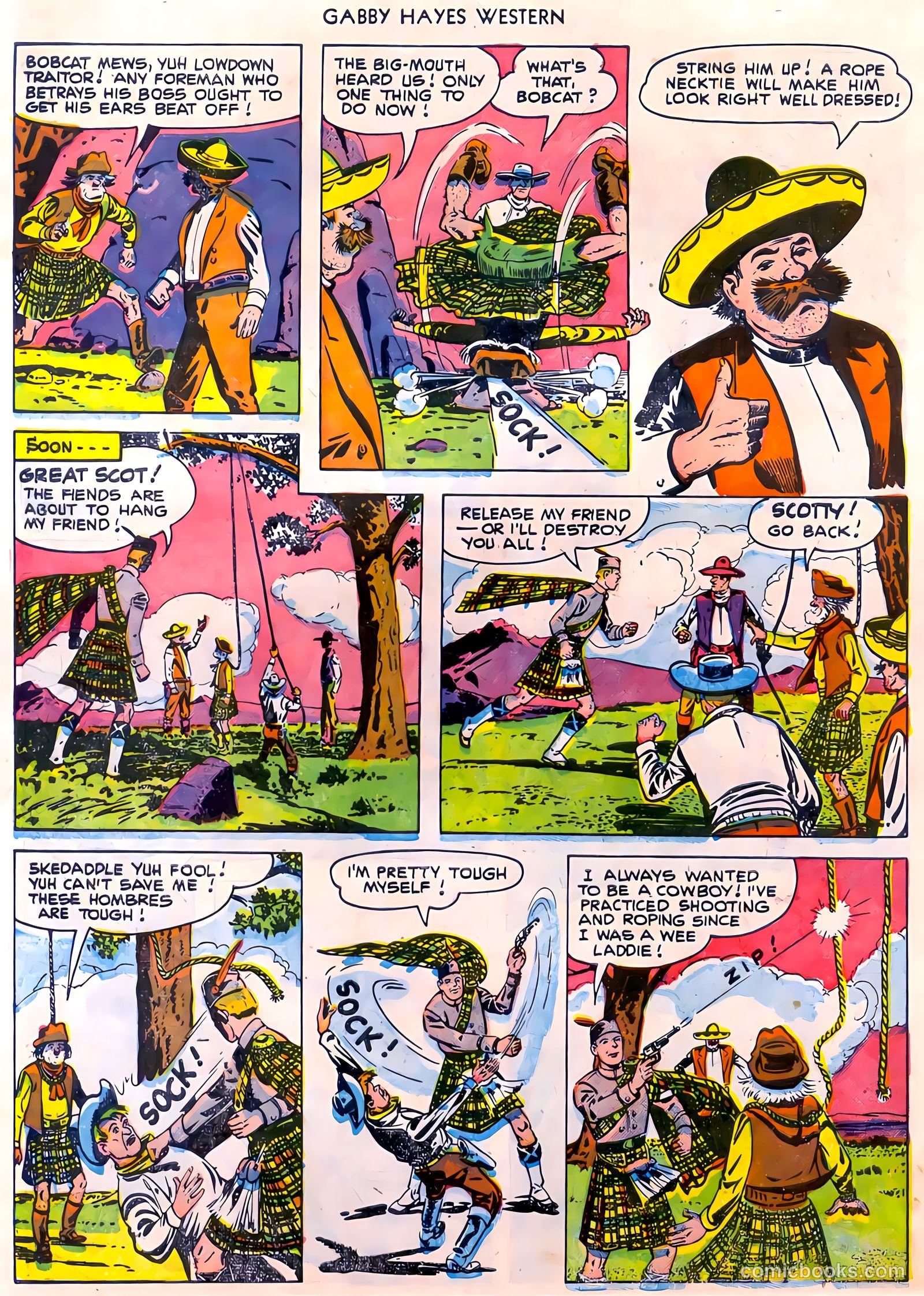 Gabby Hayes Western #35 (1951) — page 32 of 36