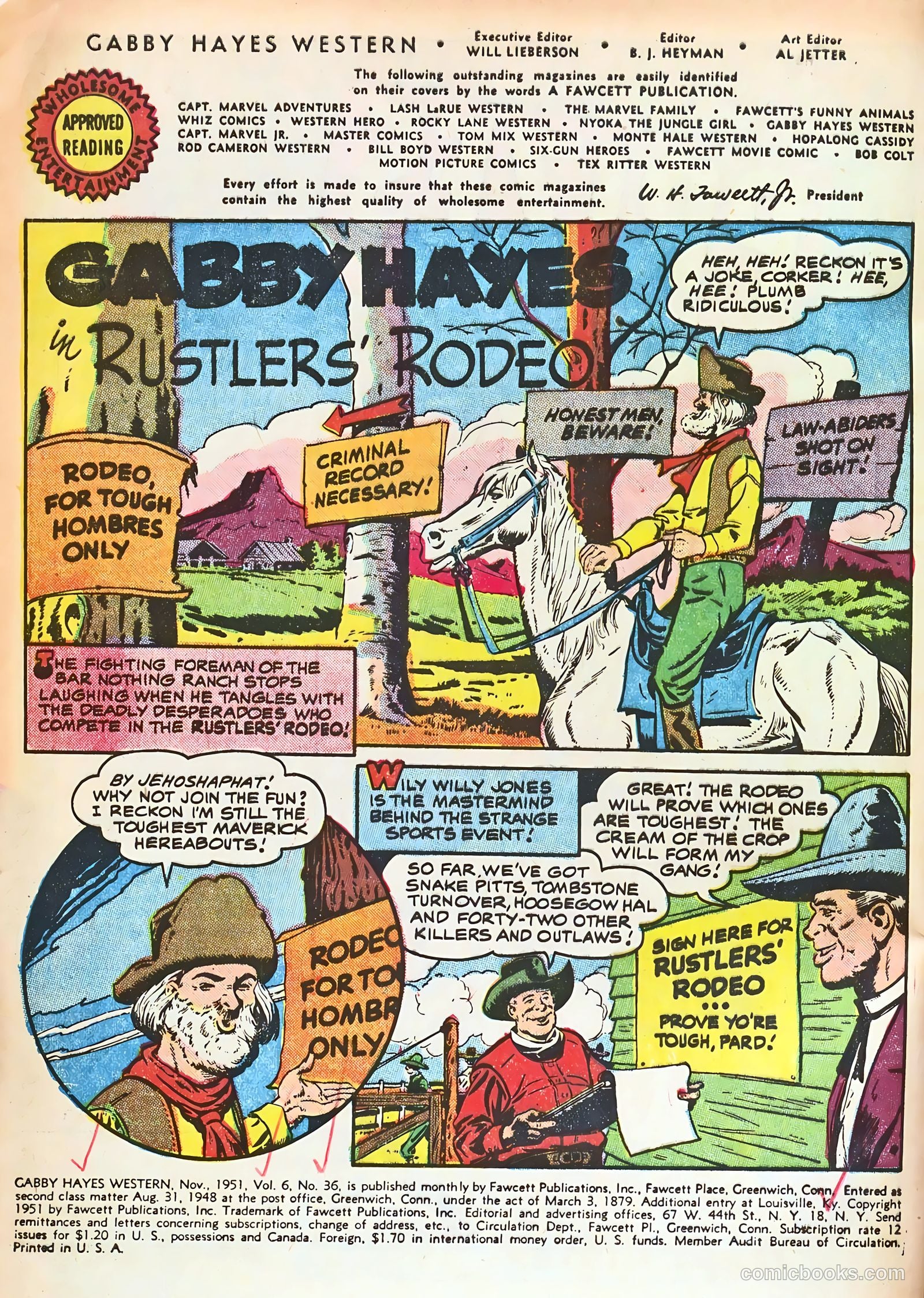 Gabby Hayes Western #36 (1951) — page 4 of 36