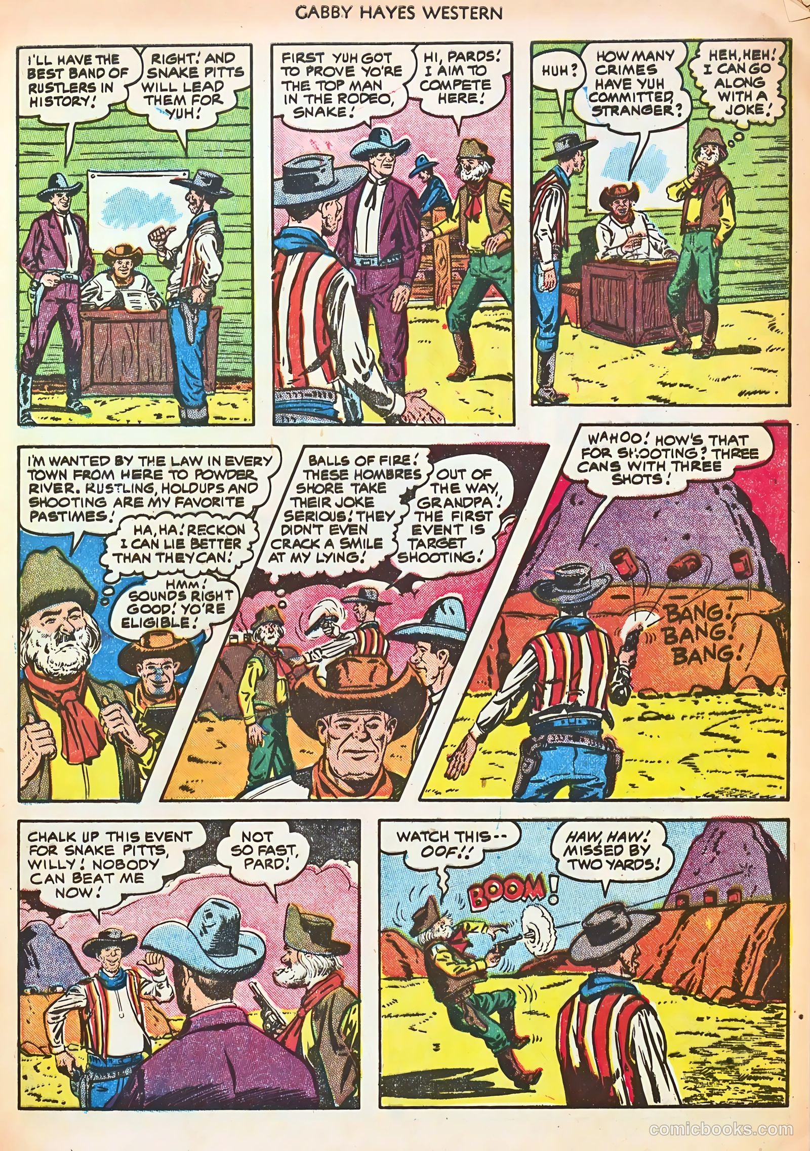 Gabby Hayes Western #36 (1951) — page 5 of 36