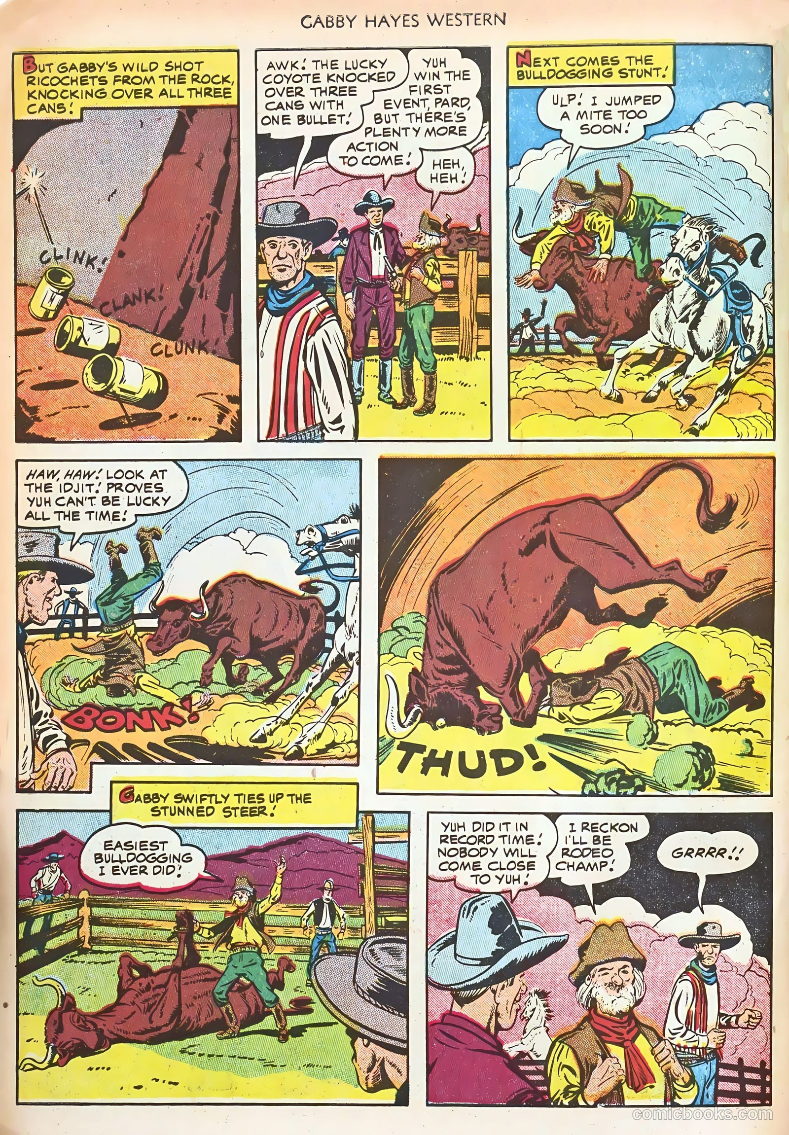 Gabby Hayes Western #36 (1951) — page 6 of 36