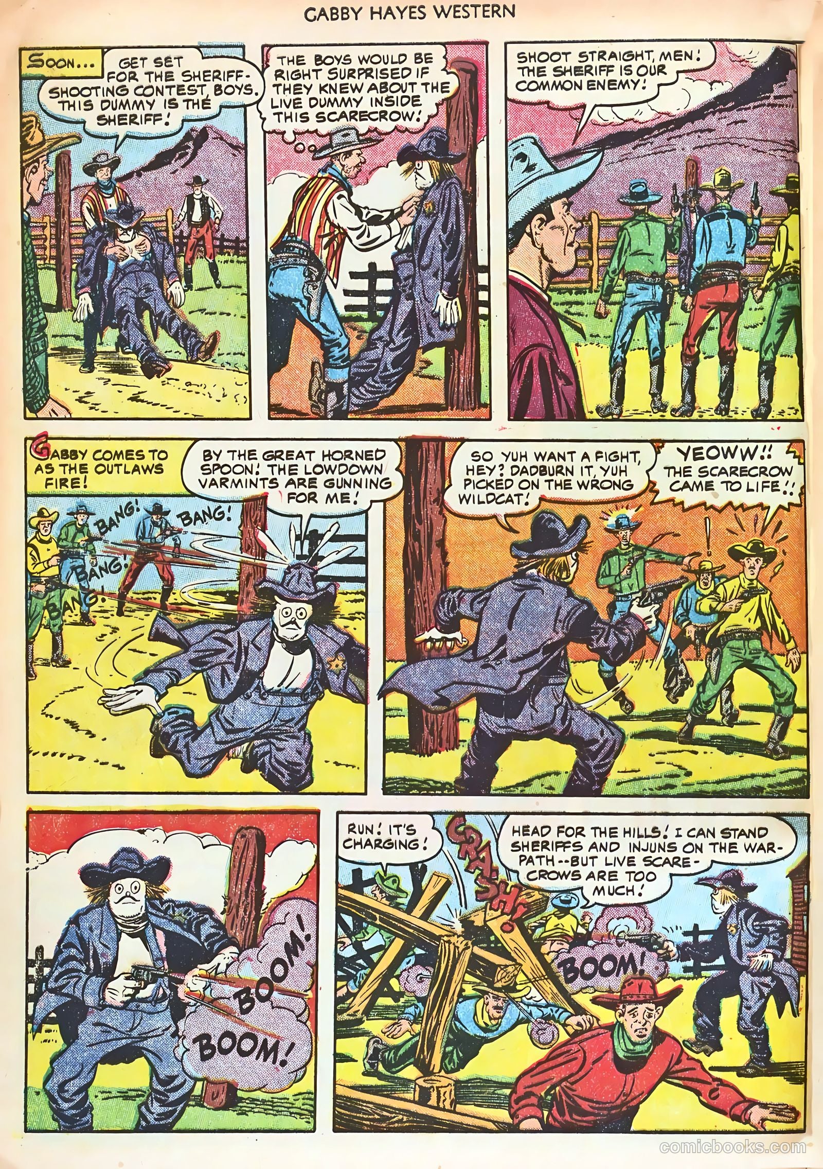Gabby Hayes Western #36 (1951) — page 8 of 36