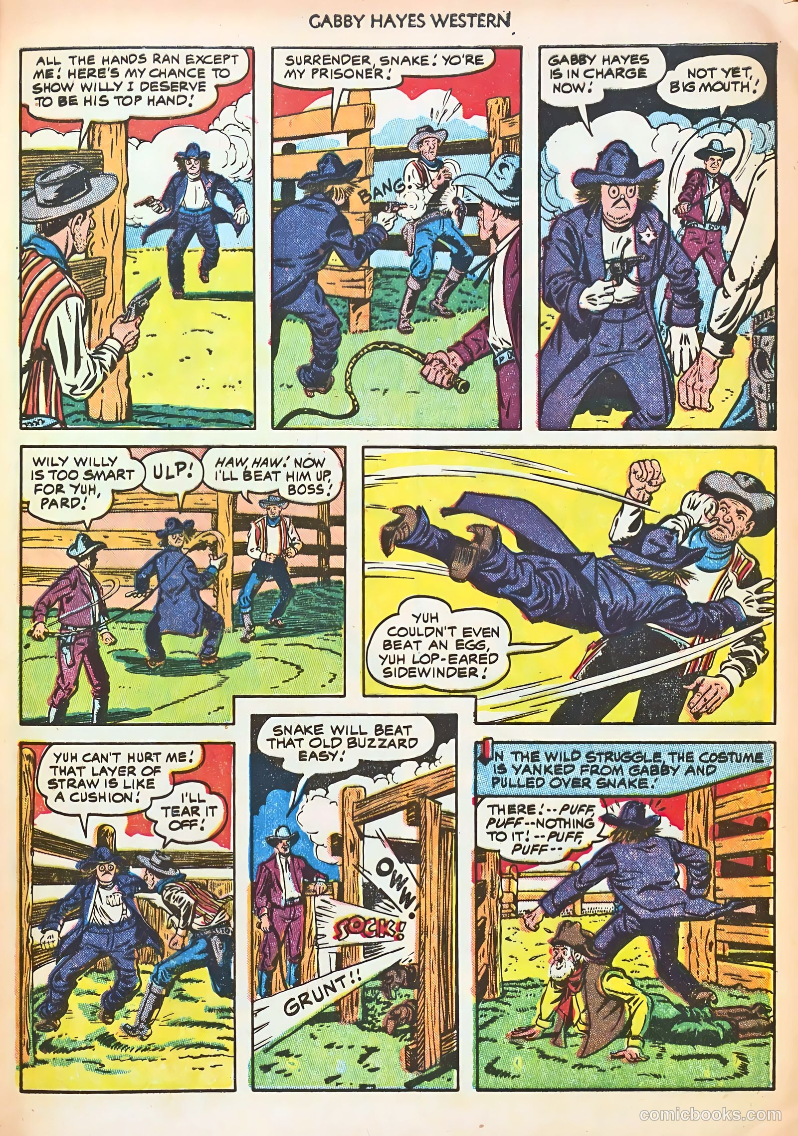 Gabby Hayes Western #36 (1951) — page 9 of 36