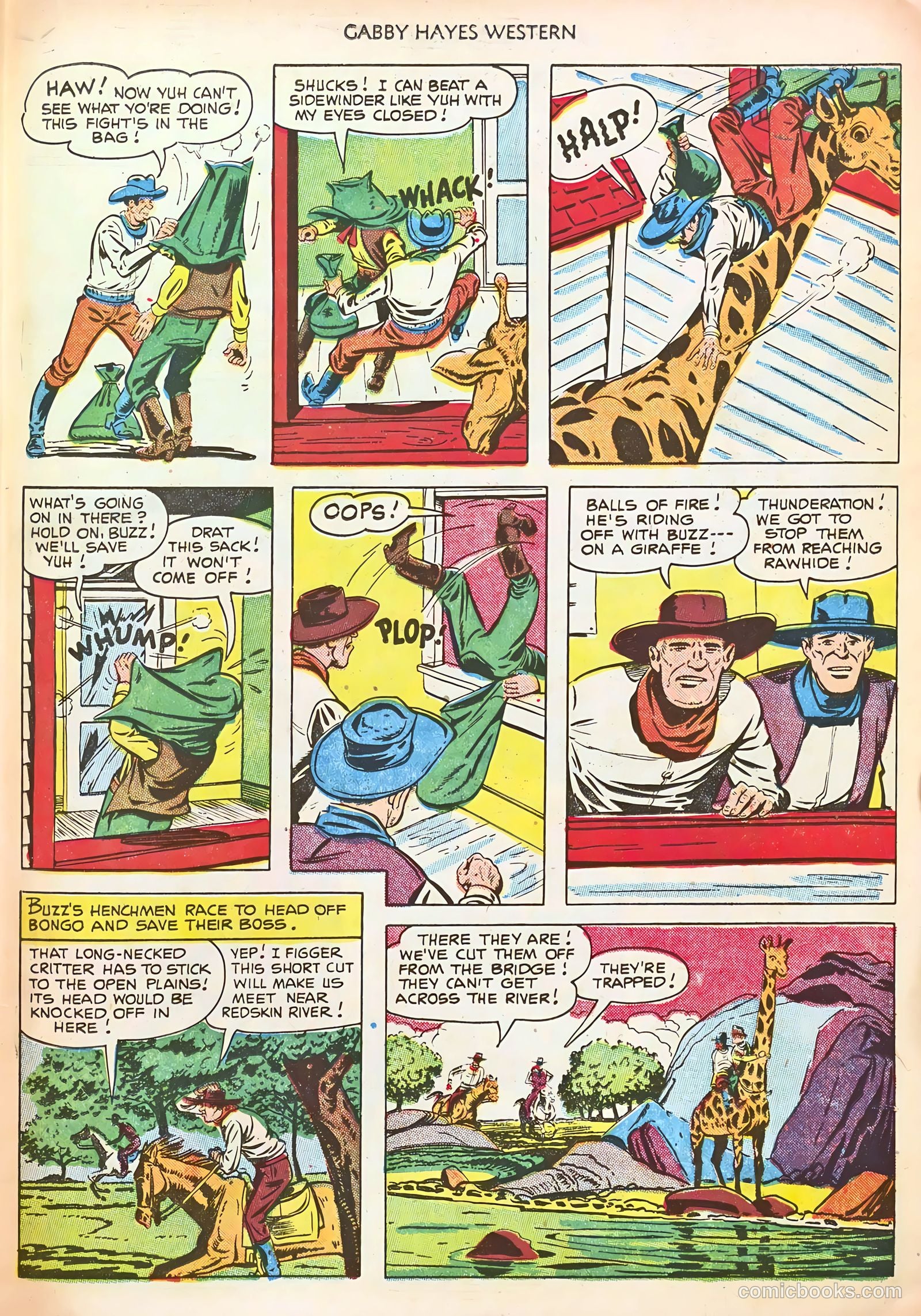 Gabby Hayes Western #36 (1951) — page 19 of 36