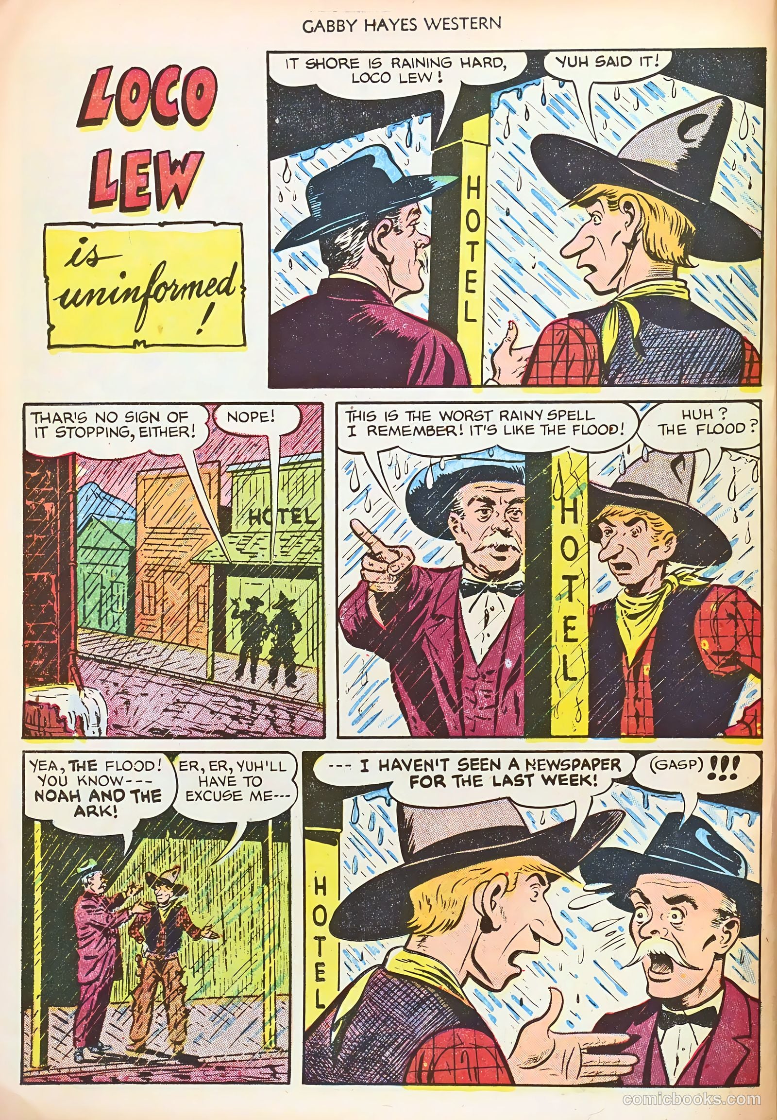 Gabby Hayes Western #36 (1951) — page 22 of 36
