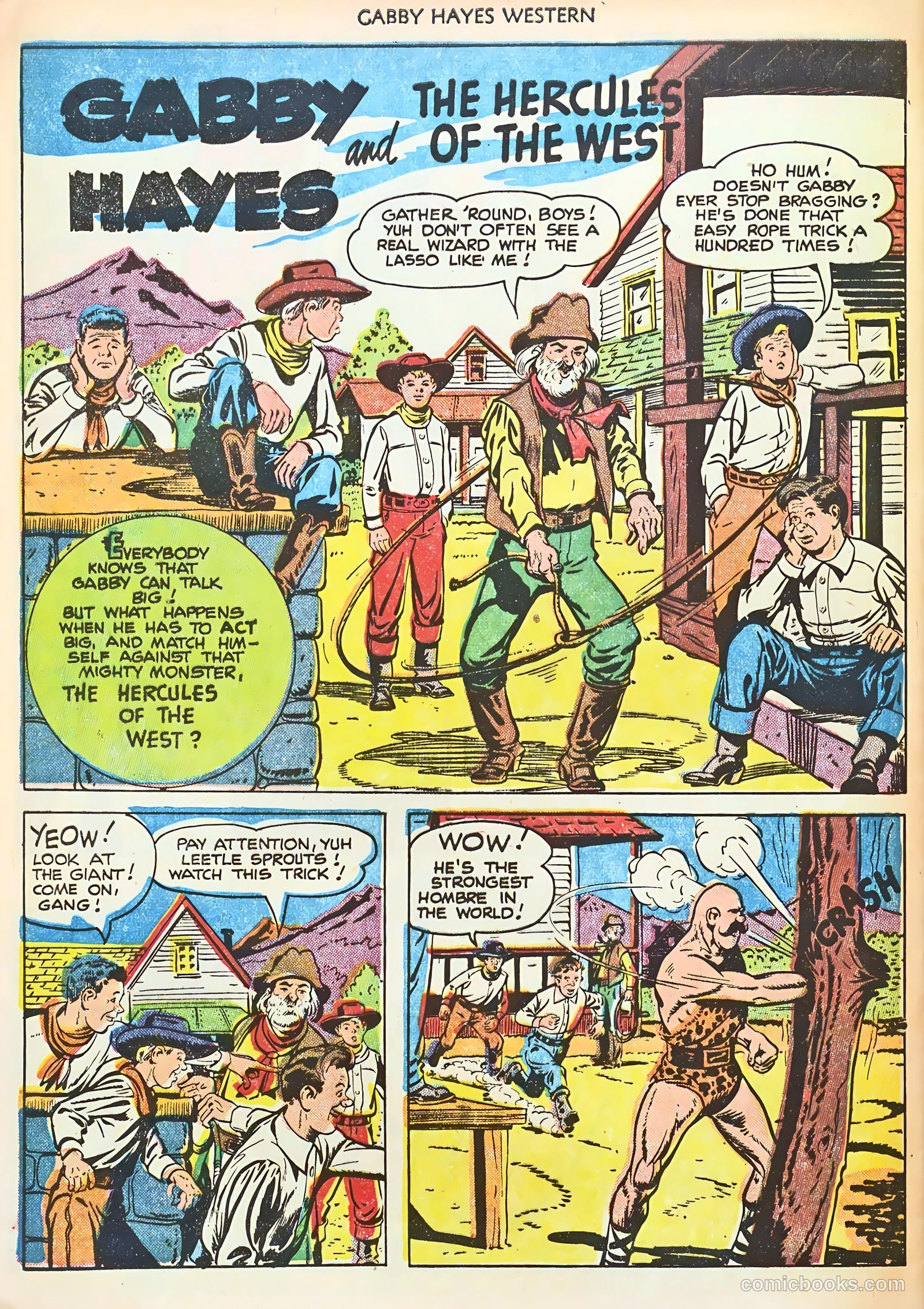 Gabby Hayes Western #36 (1951) — page 28 of 36
