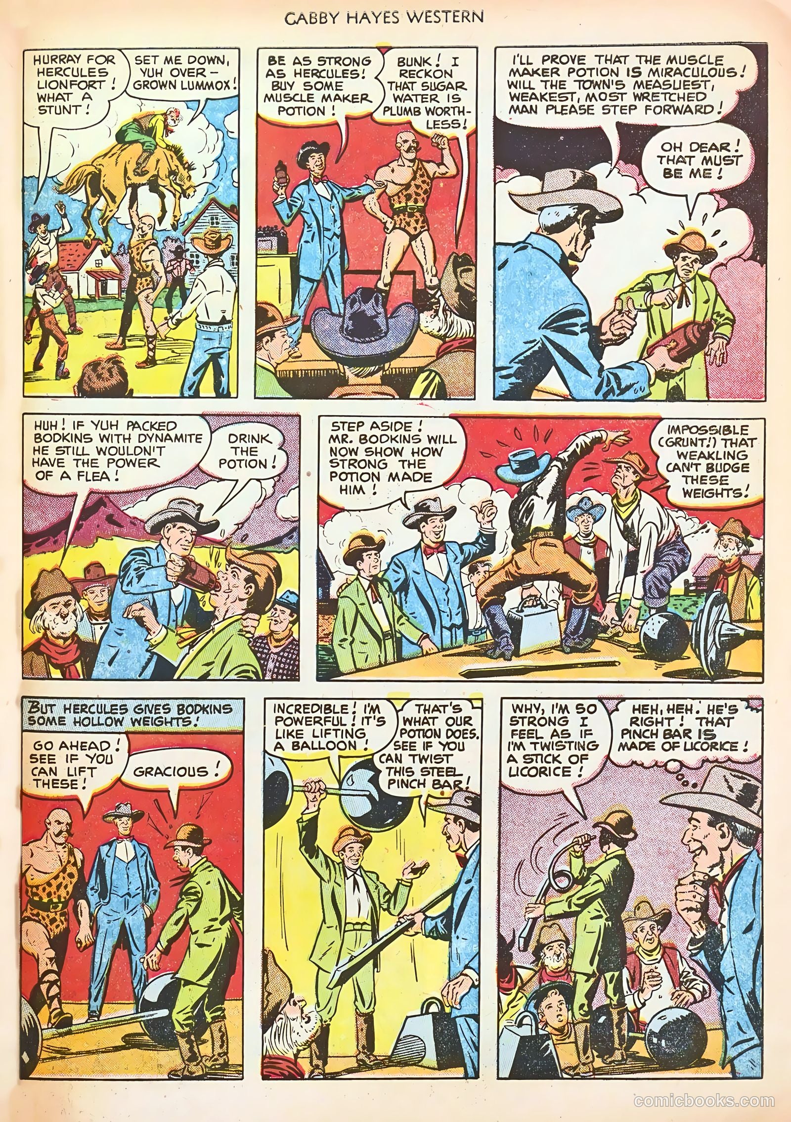 Gabby Hayes Western #36 (1951) — page 31 of 36