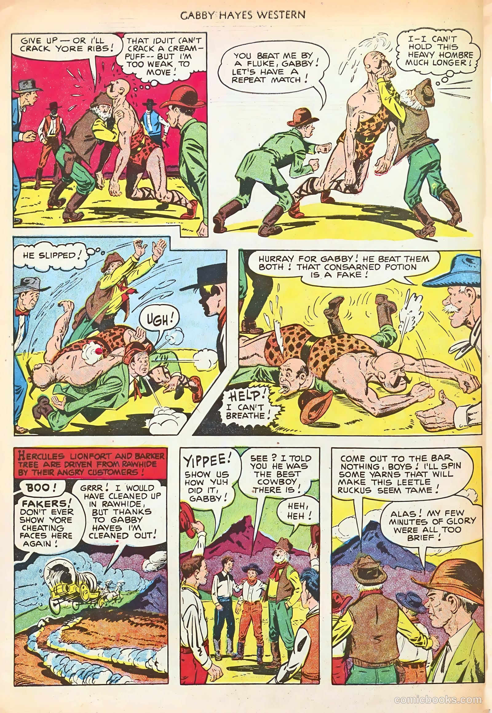 Gabby Hayes Western #36 (1951) — page 34 of 36