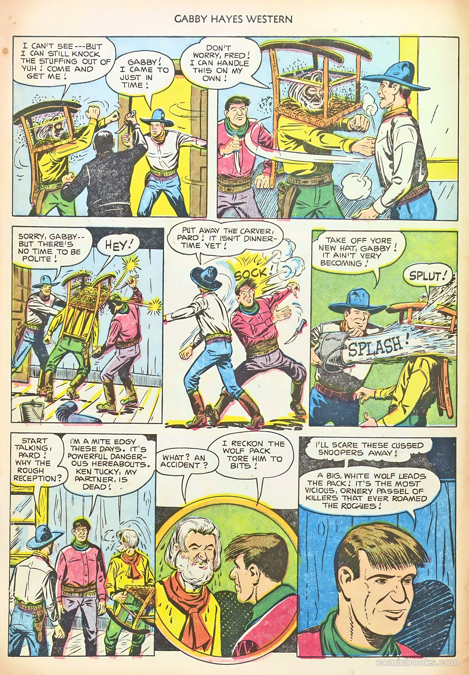 Gabby Hayes Western #37 (1951) — page 6 of 36