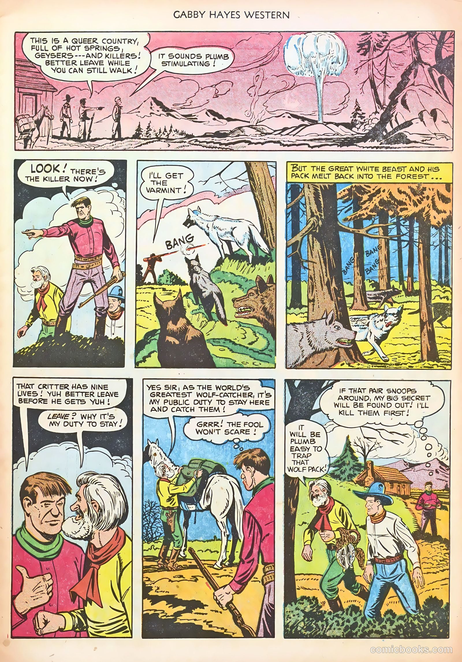 Gabby Hayes Western #37 (1951) — page 7 of 36
