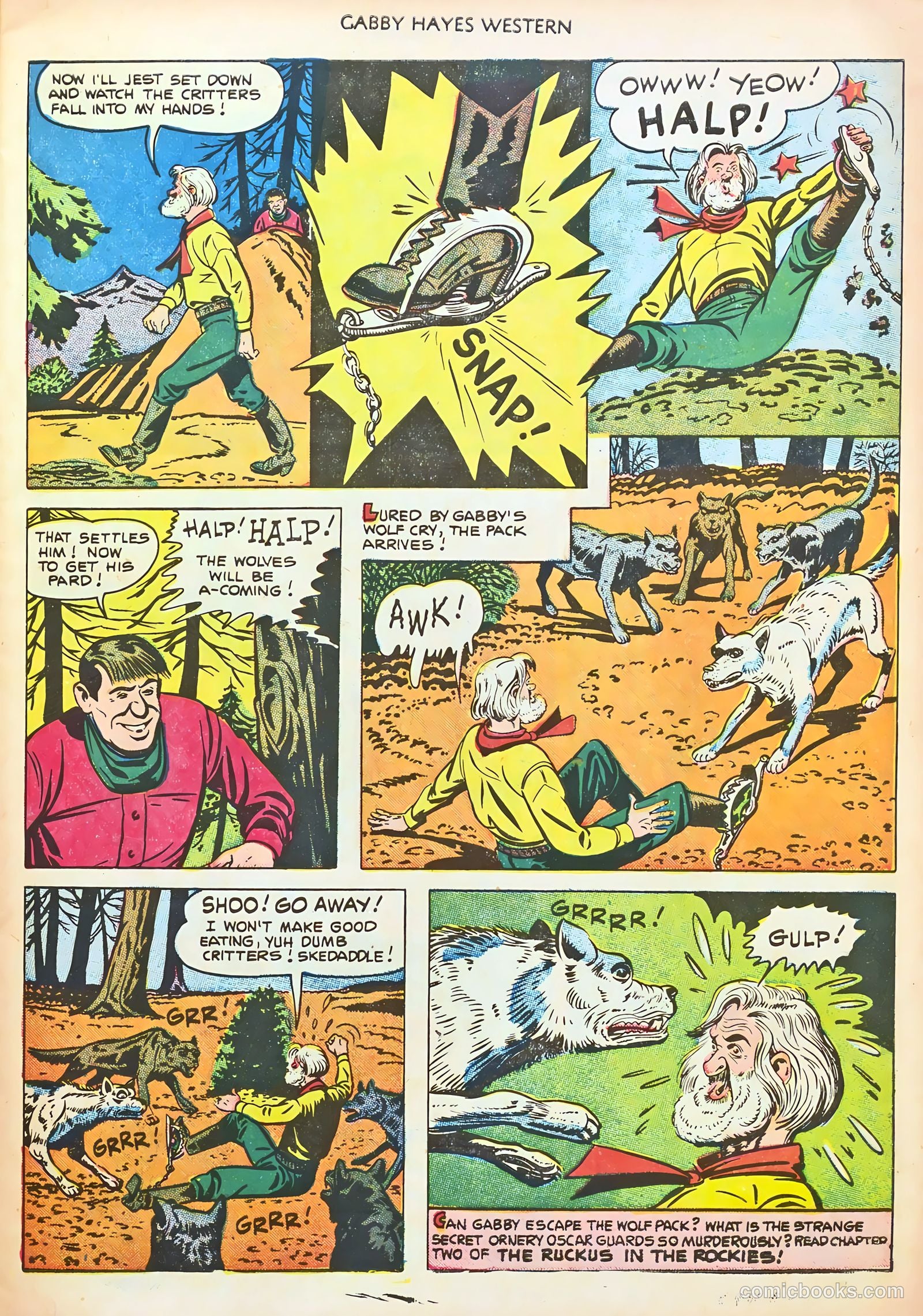 Gabby Hayes Western #37 (1951) — page 9 of 36