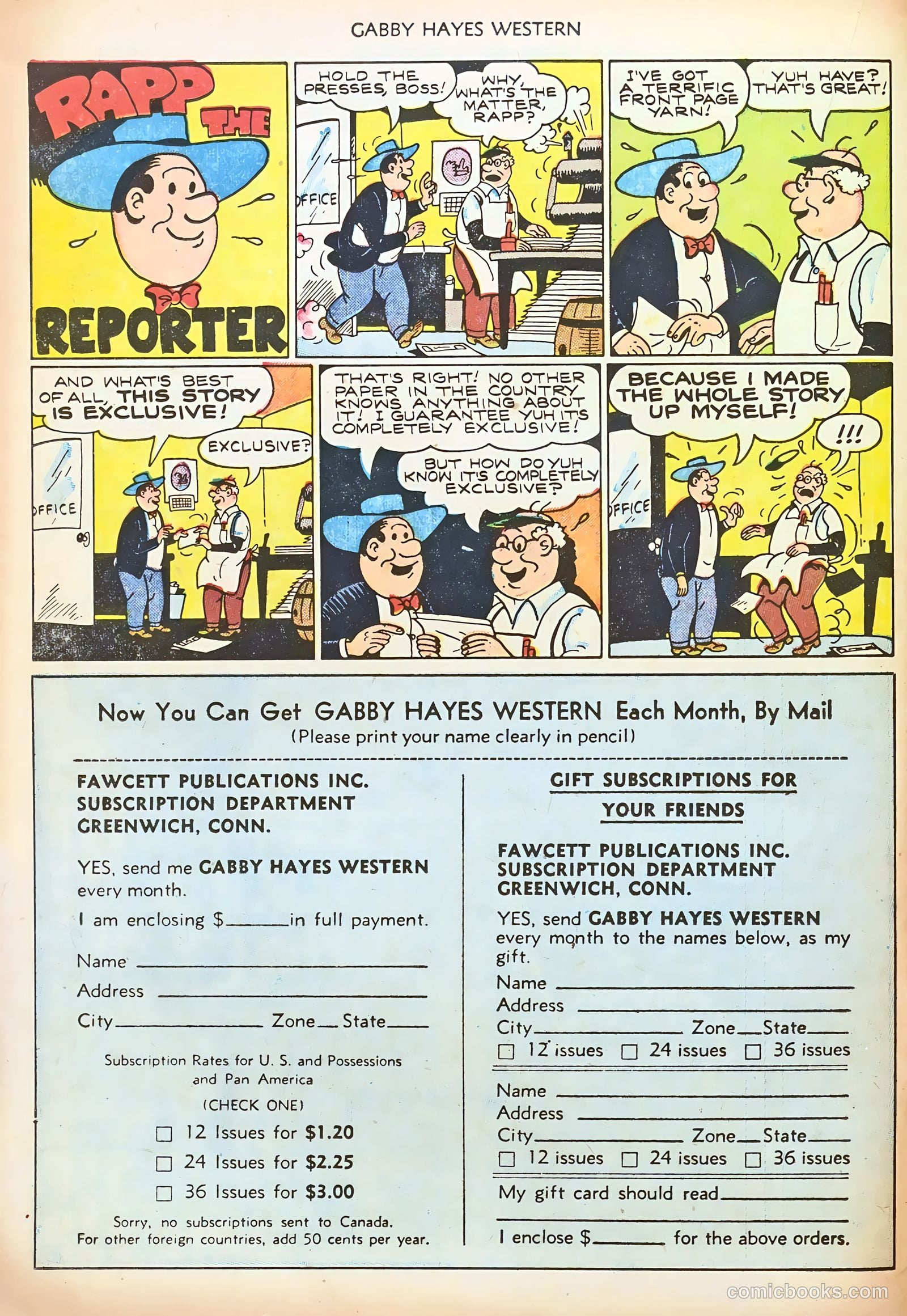 Gabby Hayes Western #37 (1951) — page 14 of 36