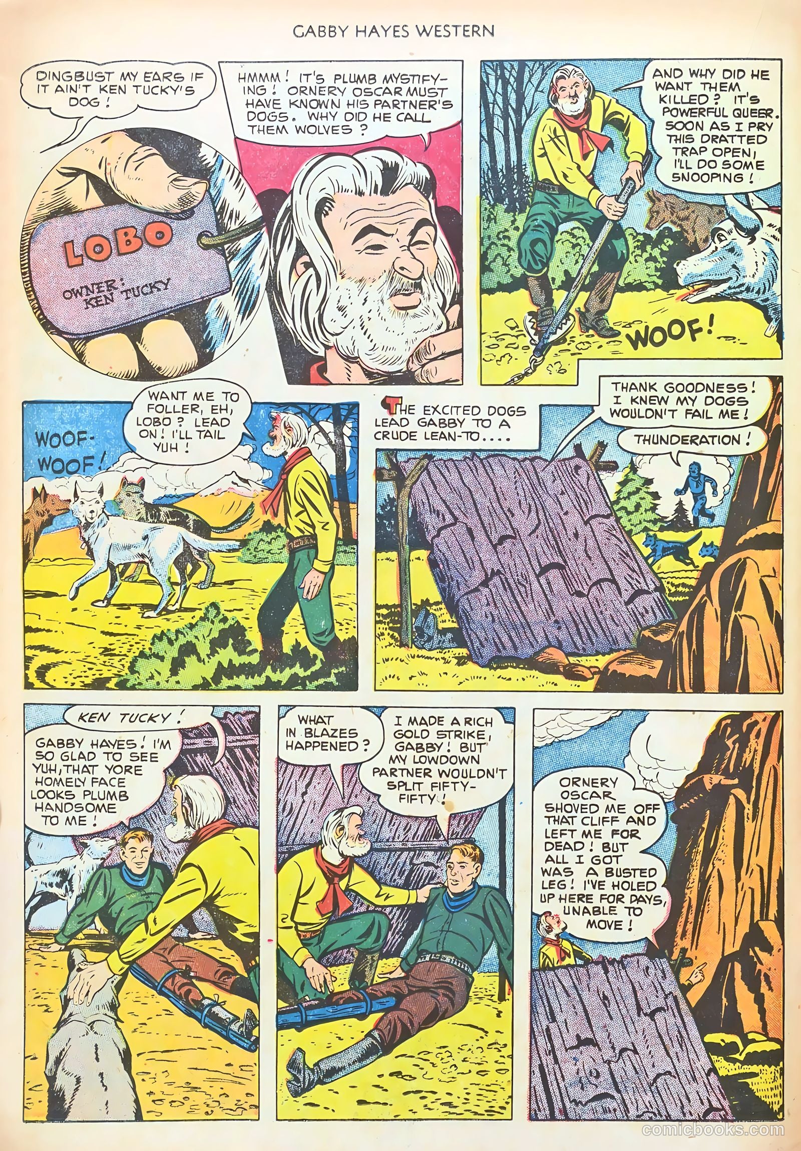 Gabby Hayes Western #37 (1951) — page 16 of 36