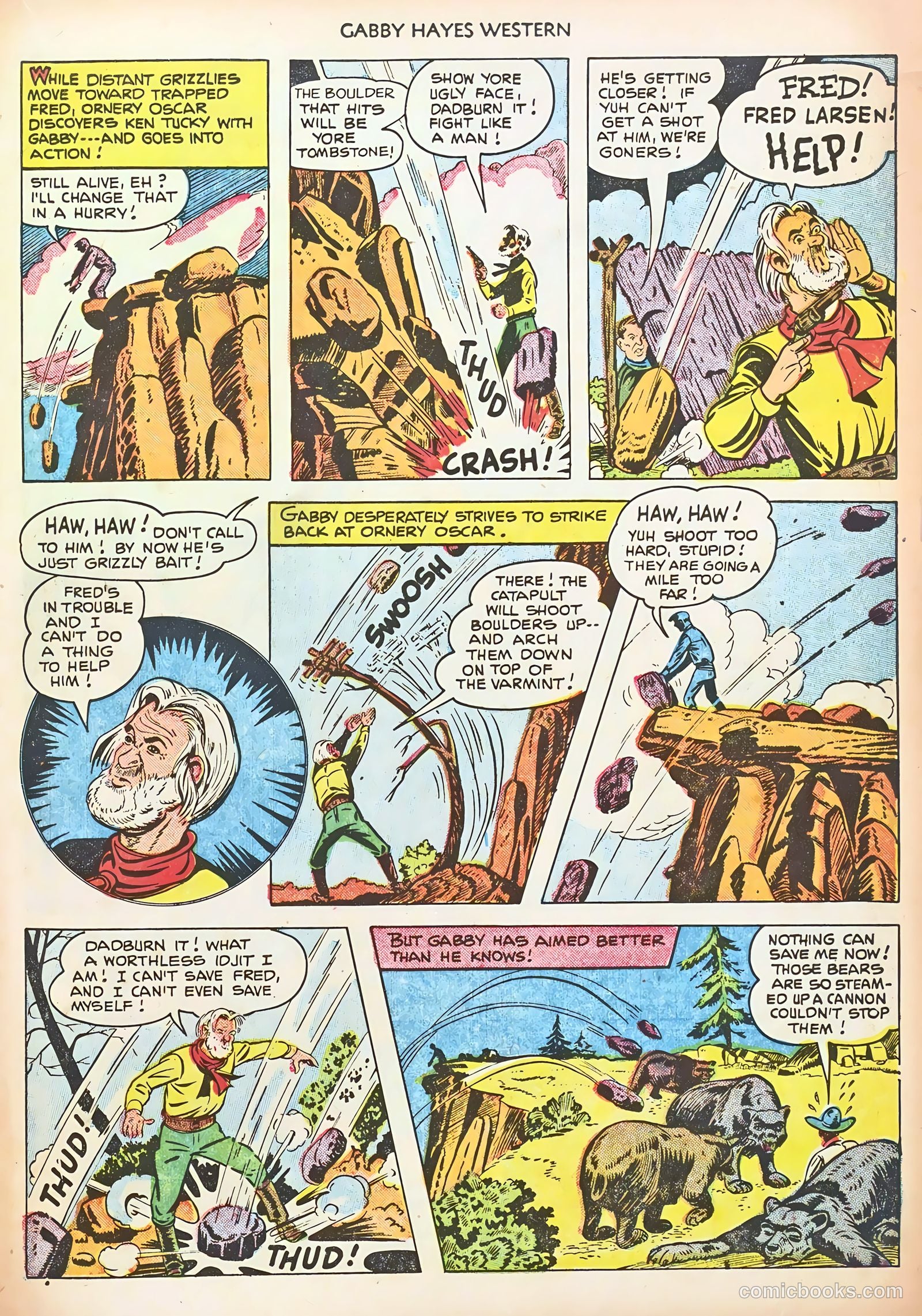 Gabby Hayes Western #37 (1951) — page 19 of 36