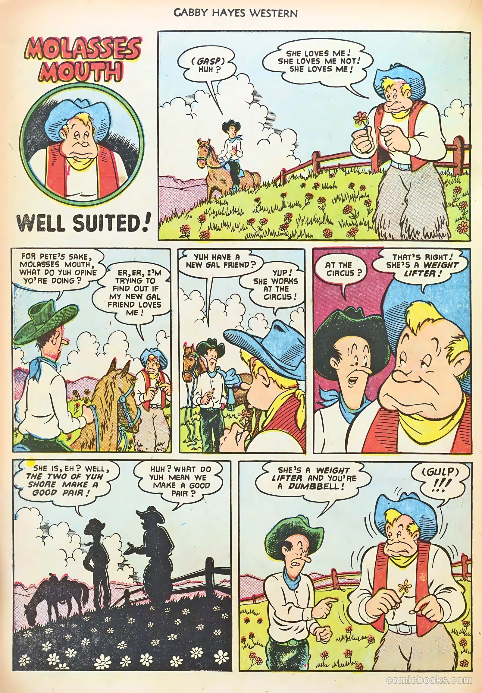 Gabby Hayes Western #37 (1951) — page 22 of 36