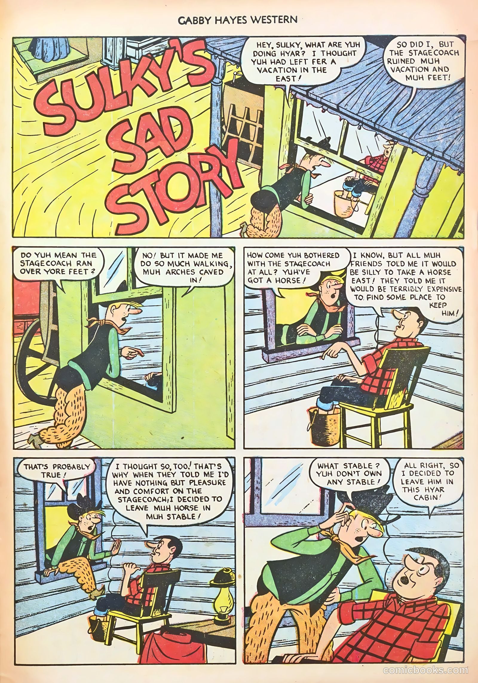 Gabby Hayes Western #37 (1951) — page 27 of 36