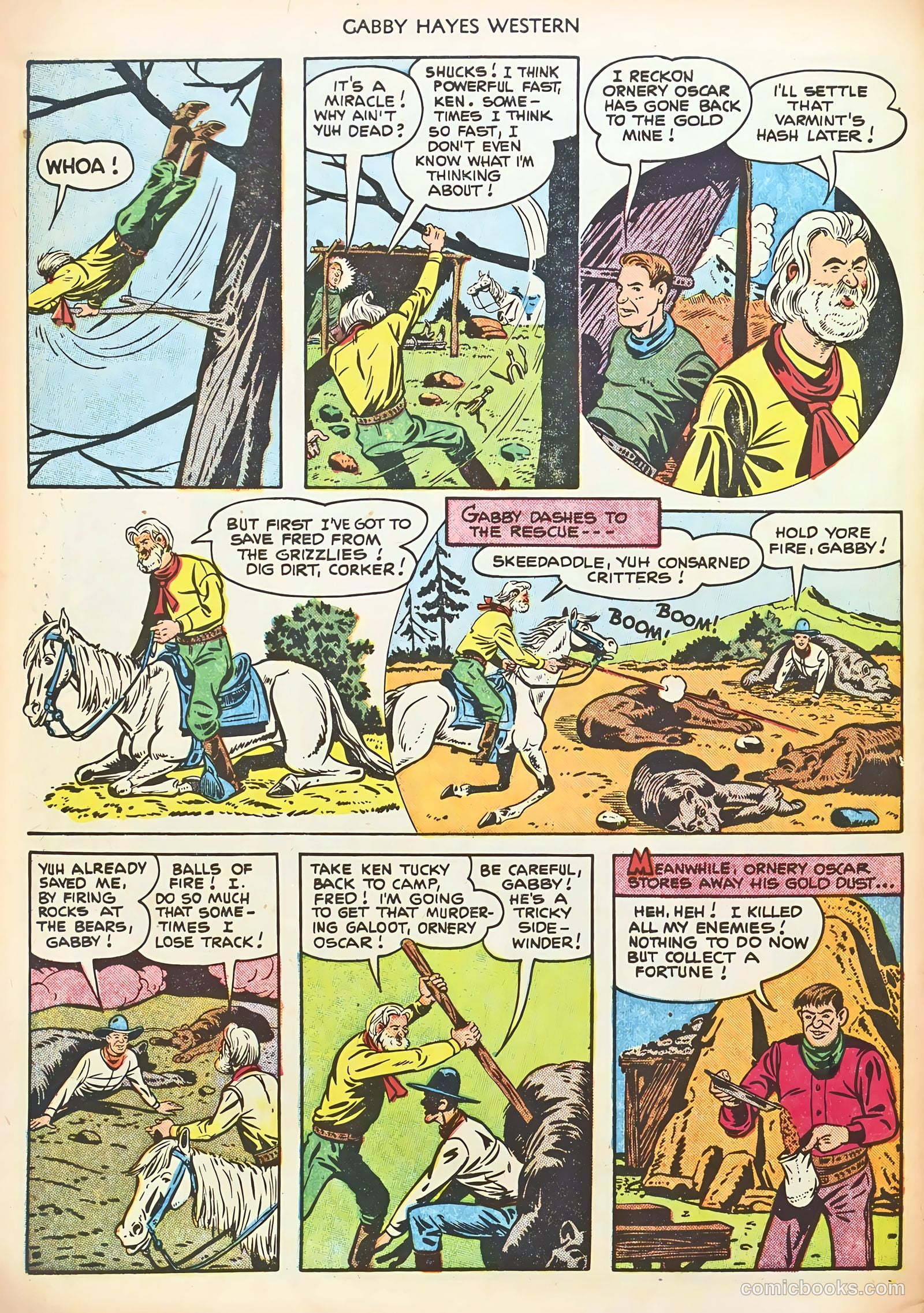 Gabby Hayes Western #37 (1951) — page 30 of 36