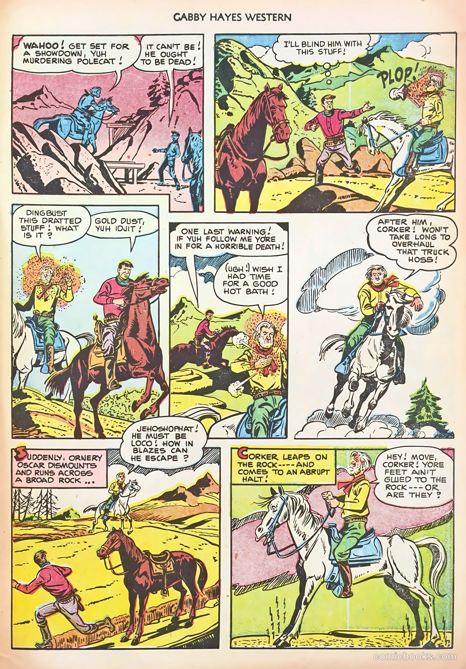 Gabby Hayes Western #37 (1951) — page 31 of 36