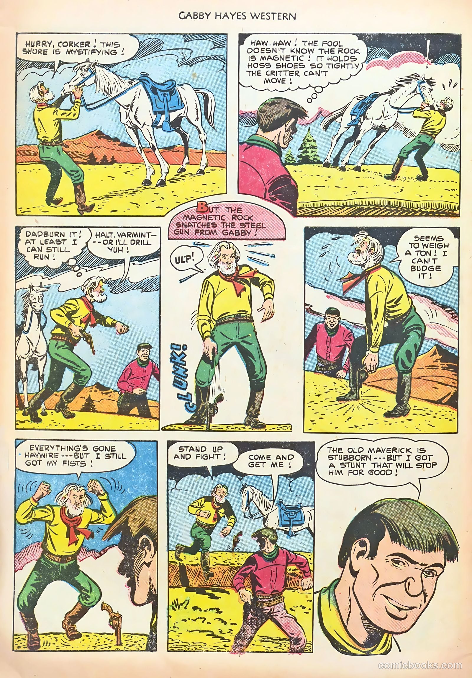 Gabby Hayes Western #37 (1951) — page 32 of 36