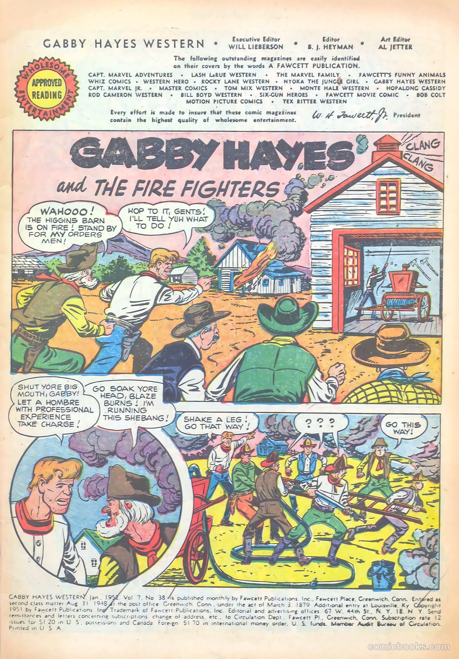 Gabby Hayes Western #38 (1952) — page 3 of 36