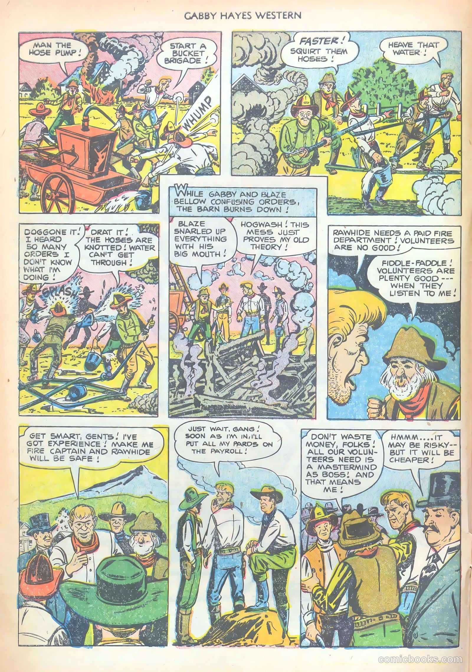 Gabby Hayes Western #38 (1952) — page 4 of 36