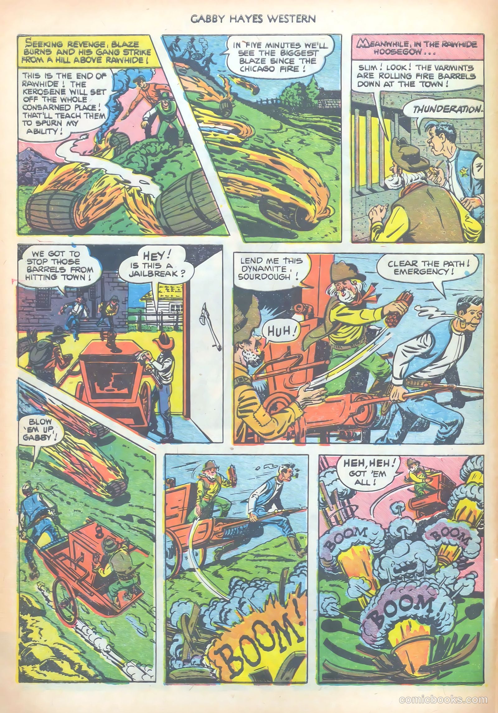 Gabby Hayes Western #38 (1952) — page 8 of 36