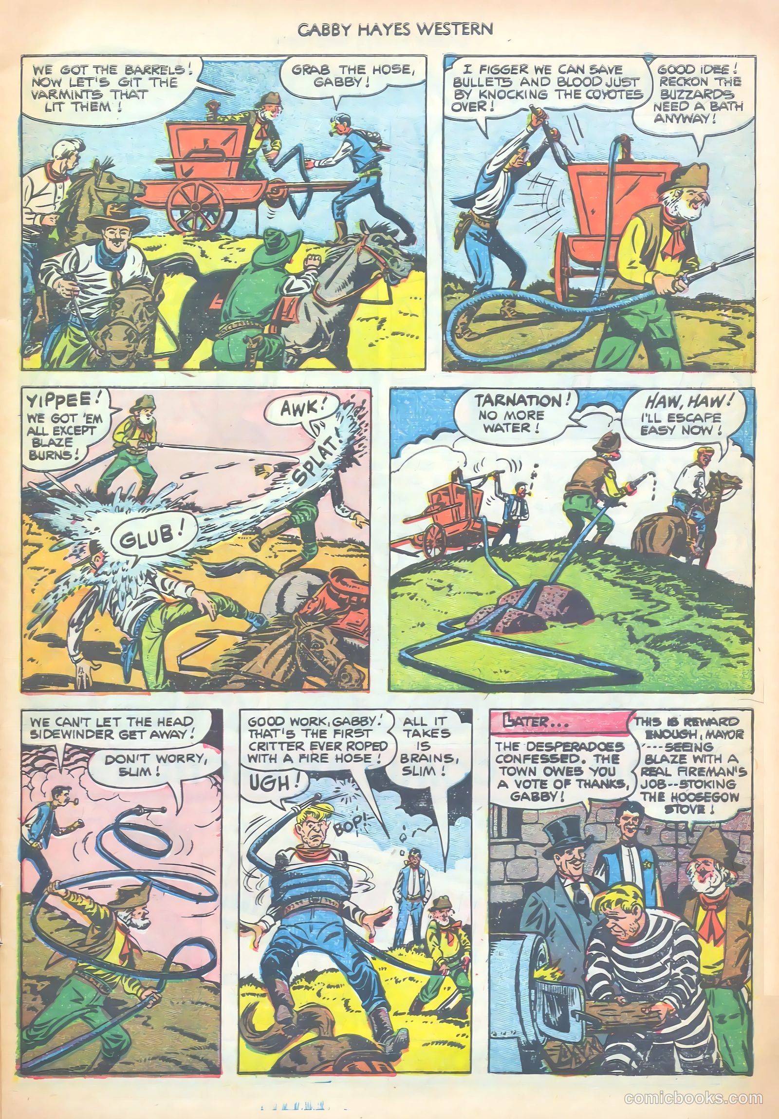 Gabby Hayes Western #38 (1952) — page 9 of 36