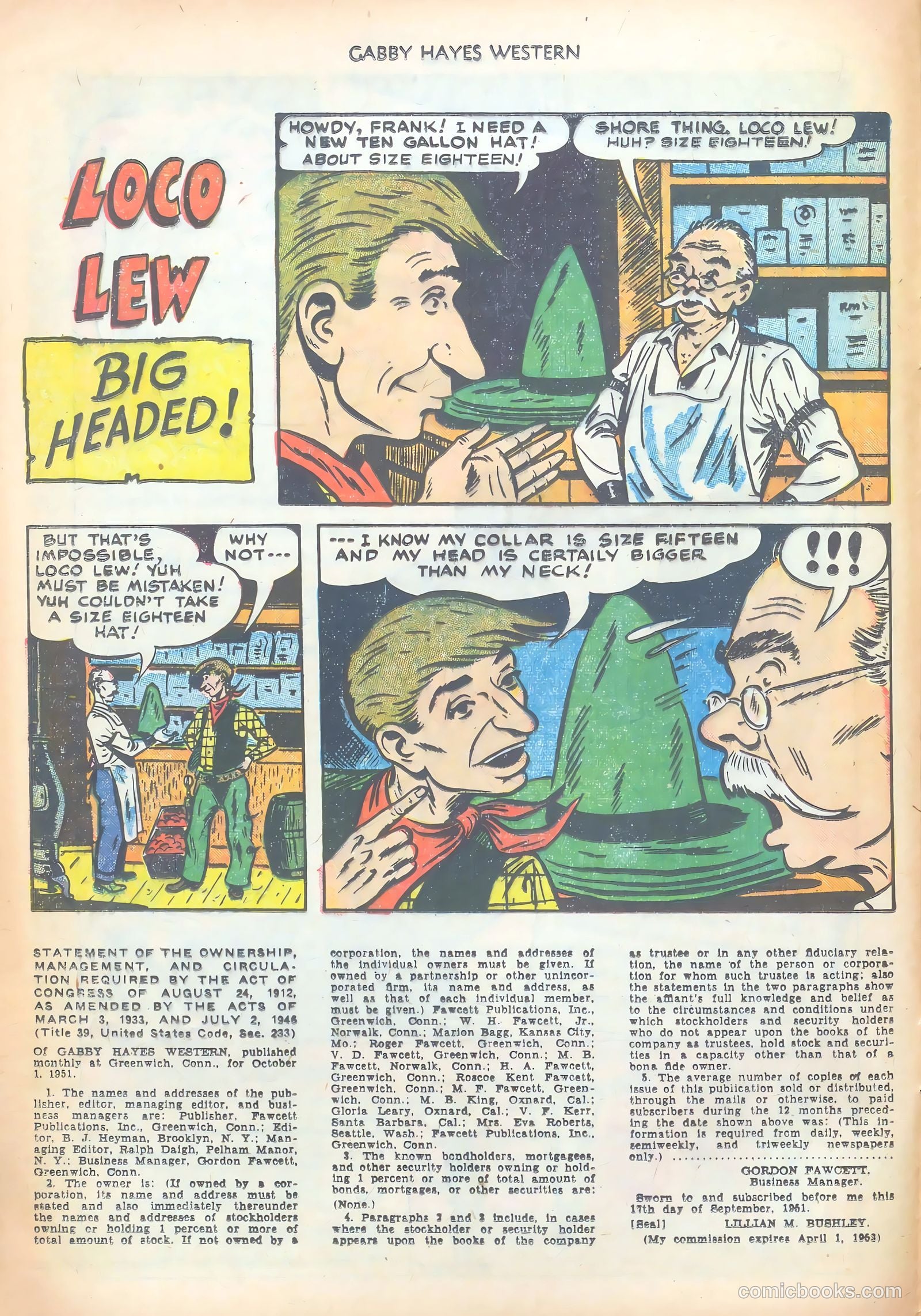 Gabby Hayes Western #38 (1952) — page 12 of 36