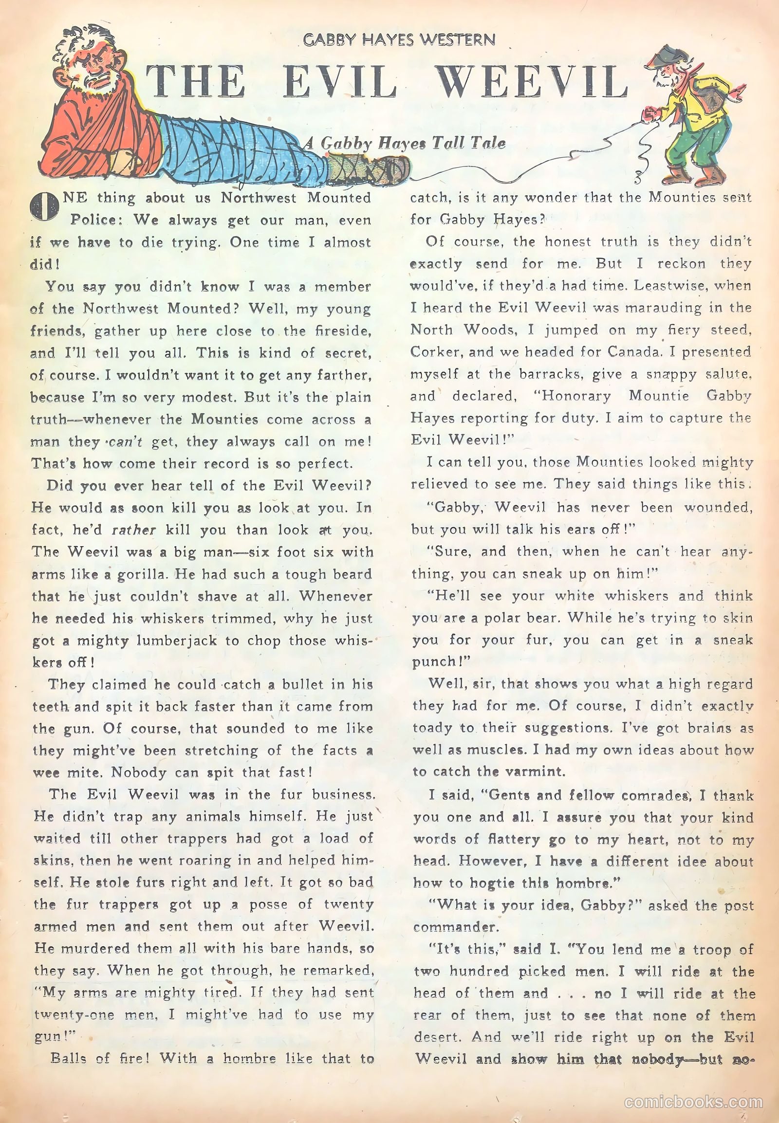 Gabby Hayes Western #38 (1952) — page 13 of 36