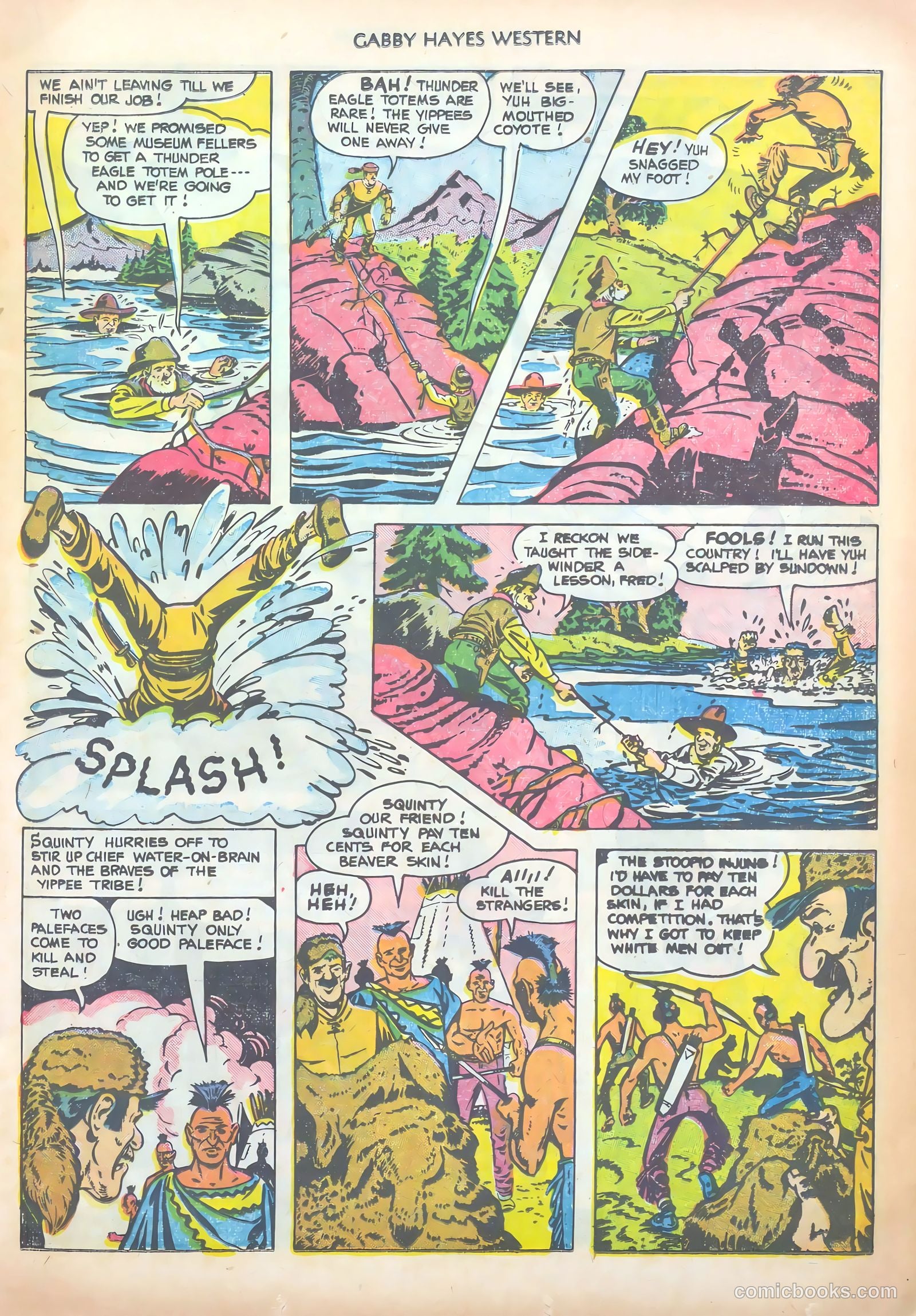 Gabby Hayes Western #38 (1952) — page 17 of 36