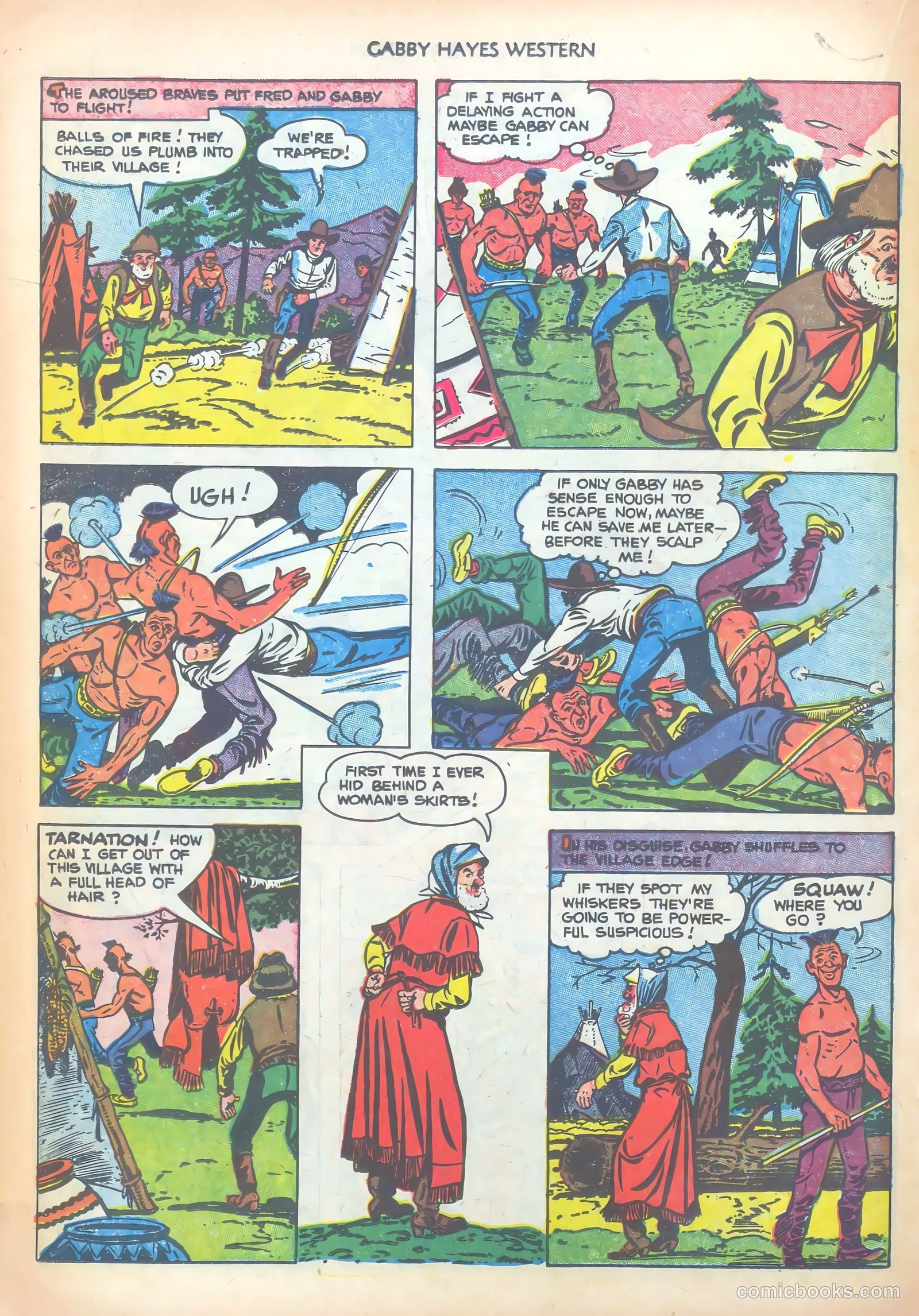 Gabby Hayes Western #38 (1952) — page 18 of 36
