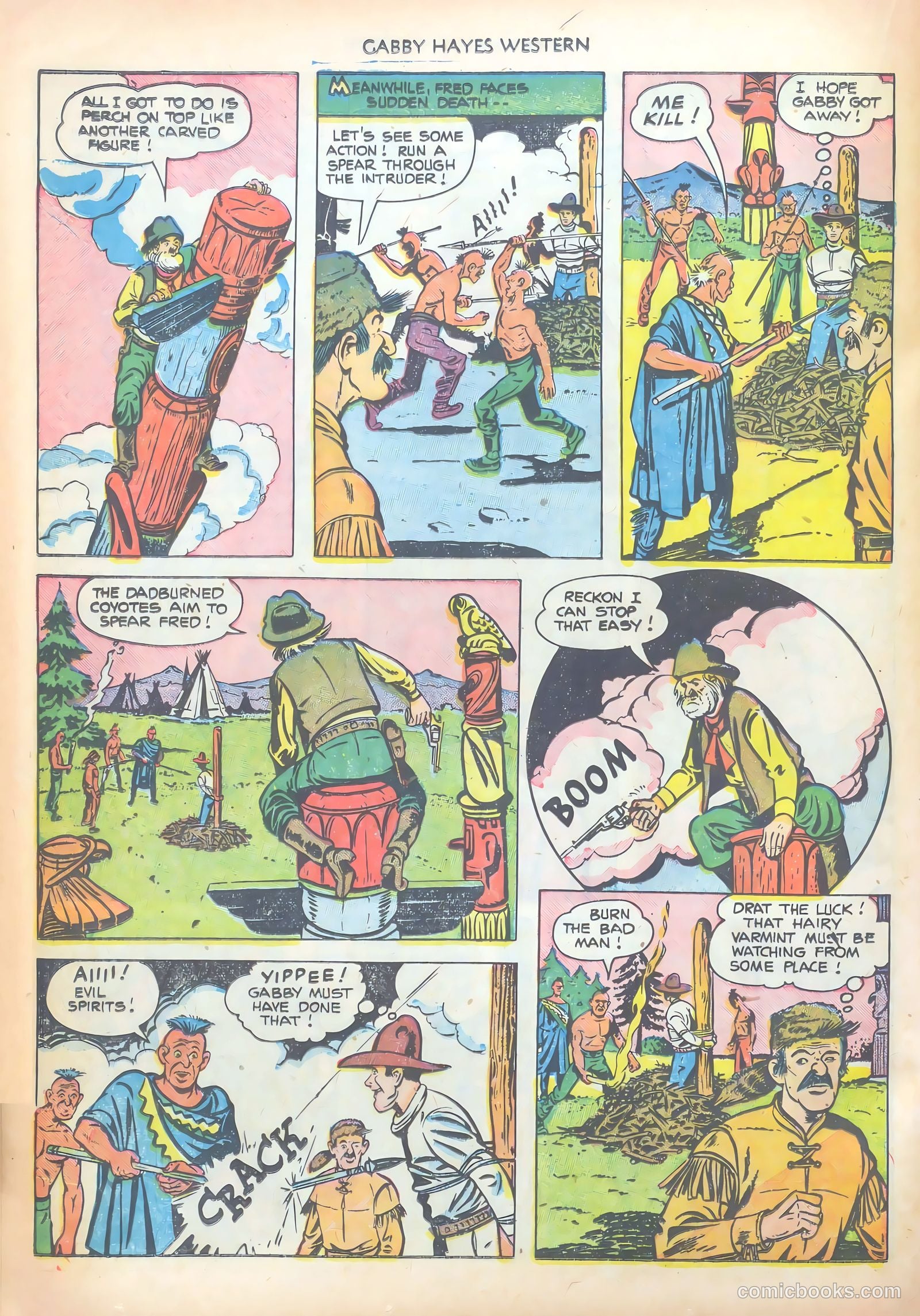 Gabby Hayes Western #38 (1952) — page 20 of 36