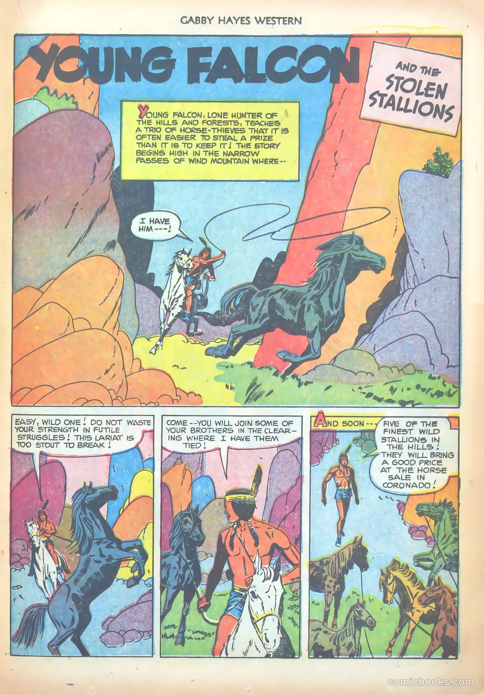 Gabby Hayes Western #38 (1952) — page 23 of 36